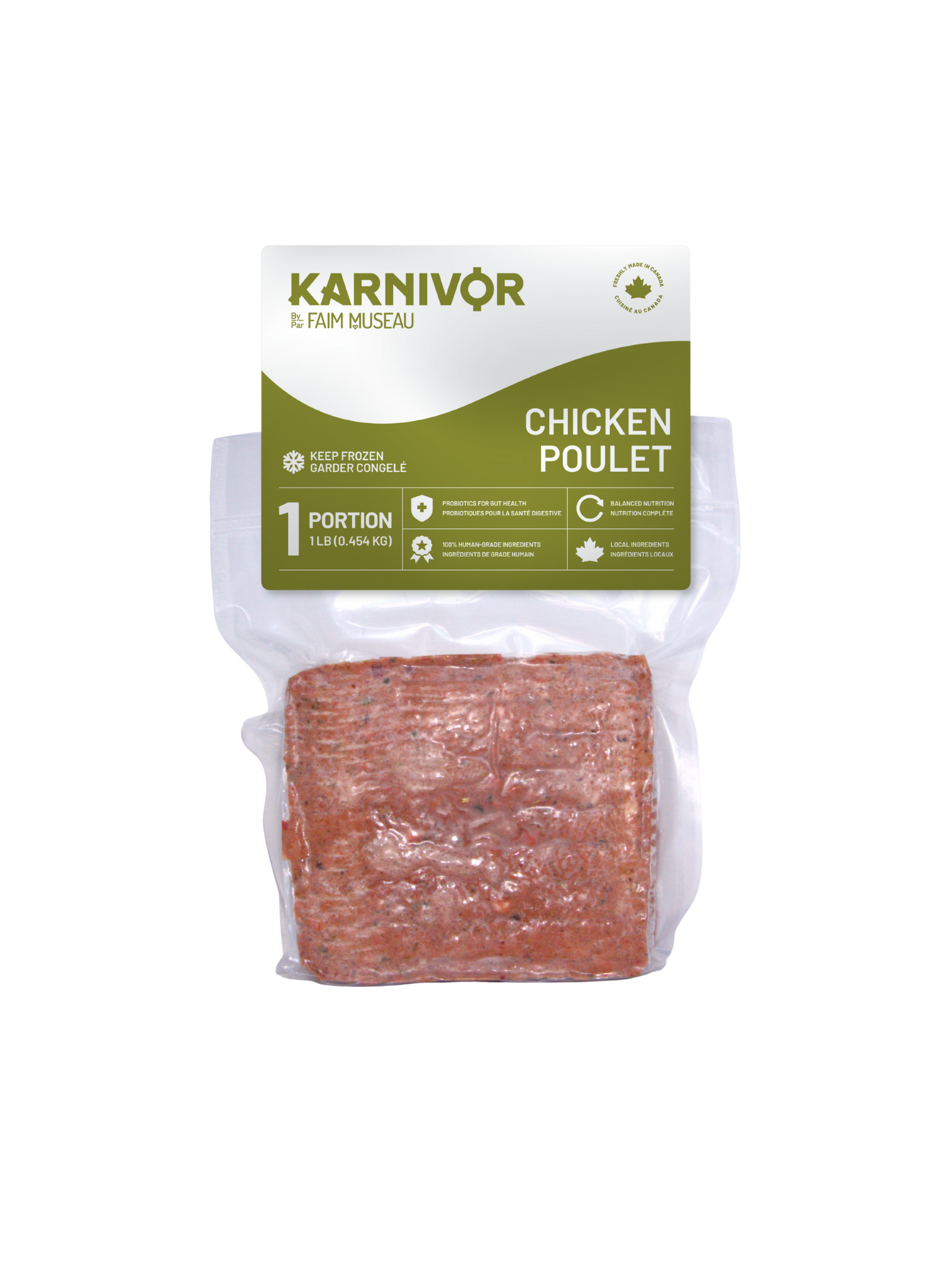 KARNIVOR - Échantillon de 1lbs. Bêtes Gourmandes, boutique spécialisée alimentation, éducation et sports pour chiens à Québec.