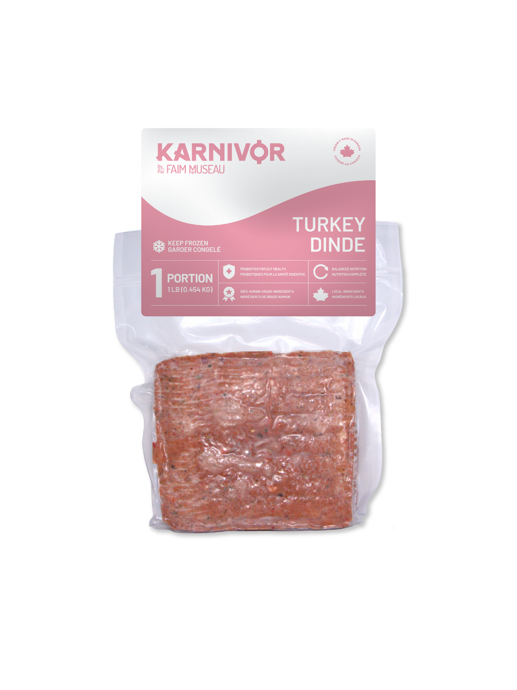 KARNIVOR - Échantillon de 1lbs. Bêtes Gourmandes, boutique spécialisée alimentation, éducation et sports pour chiens à Québec.