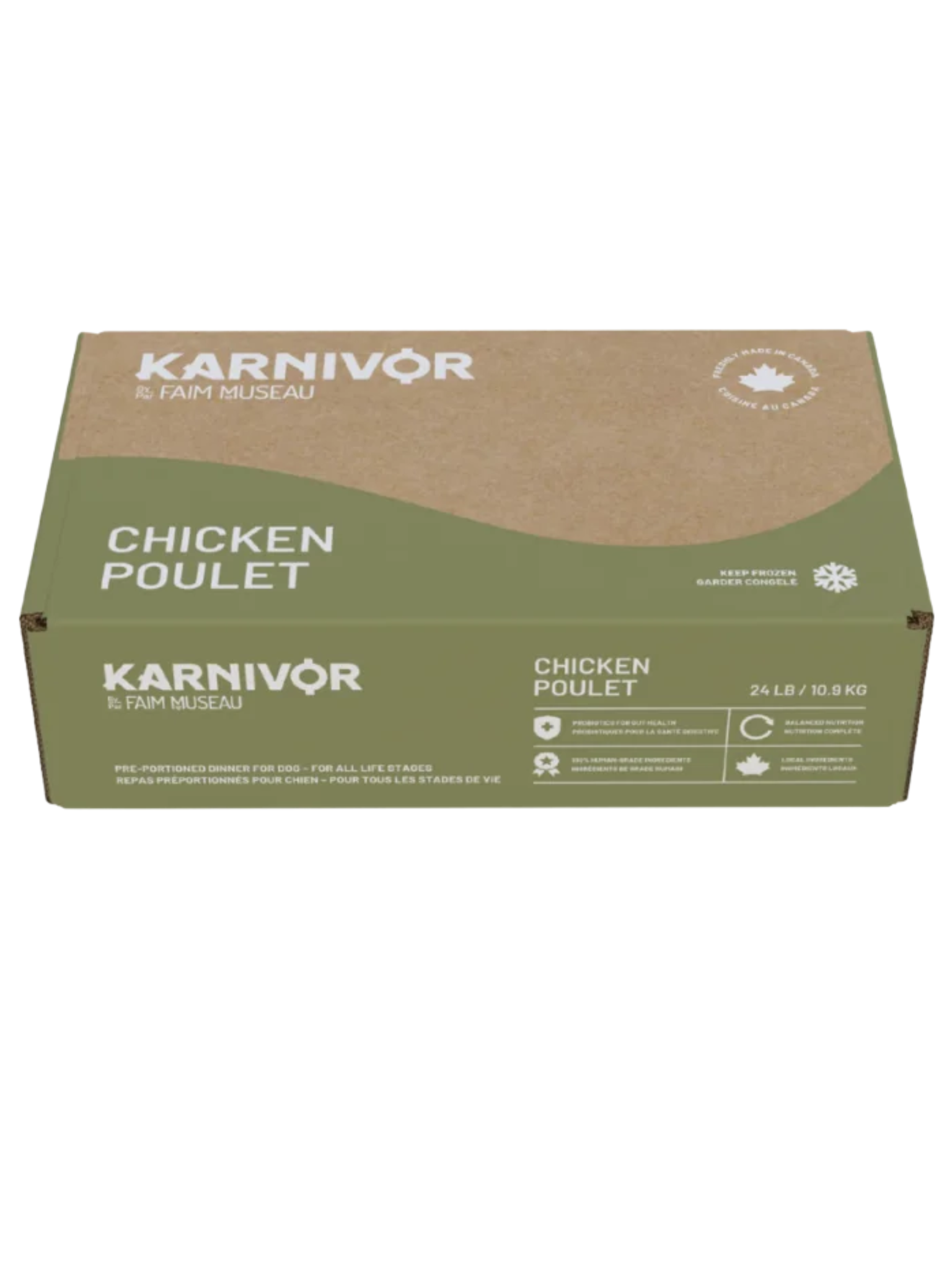 KARNIVOR - Recette au poulet 24lbs. Bêtes Gourmandes, boutique spécialisée alimentation, éducation et sports pour chiens à Québec.