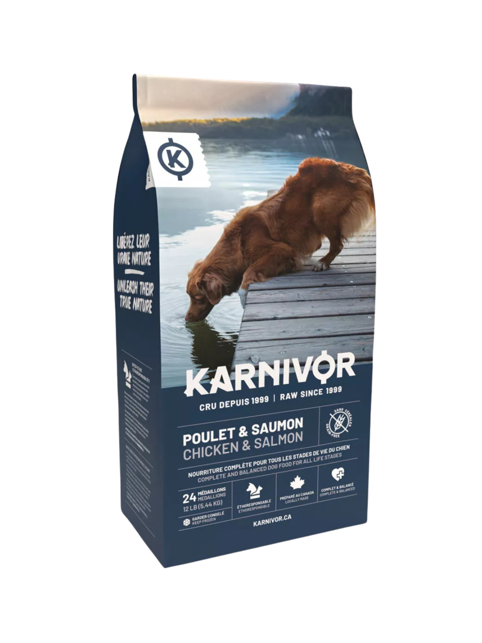 Karnivor - Nourriture Crue Chien (12Lbs). Bêtes Gourmandes, spécialiste en nourriture et produits pour chien et chat en ligne et en magasin à Québec.