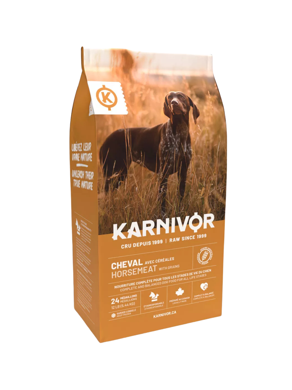Karnivor - Nourriture Crue Chien (12Lbs). Bêtes Gourmandes, spécialiste en nourriture et produits pour chien et chat en ligne et en magasin à Québec.