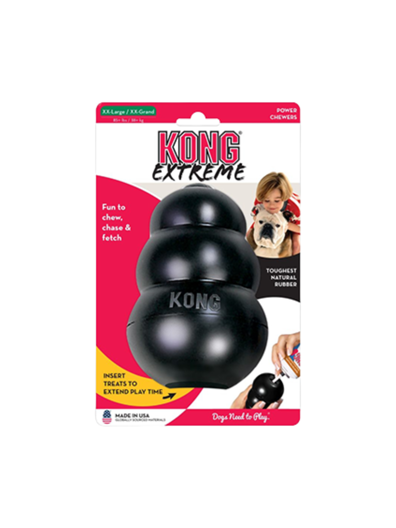 Kong - Kong Extrême. Bêtes Gourmandes, spécialiste en nourriture et produits pour chien et chat en ligne et en magasin à Québec.
