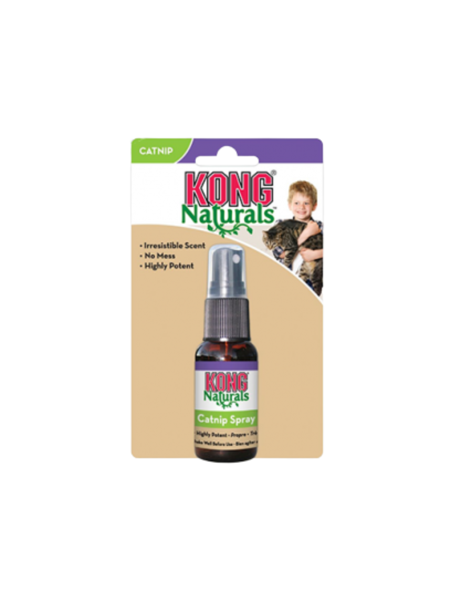 KONG - Herbe à chat en vaporisateur 1 oz. Bêtes Gourmandes, boutique spécialisée alimentation, éducation et sports pour chiens à Québec.