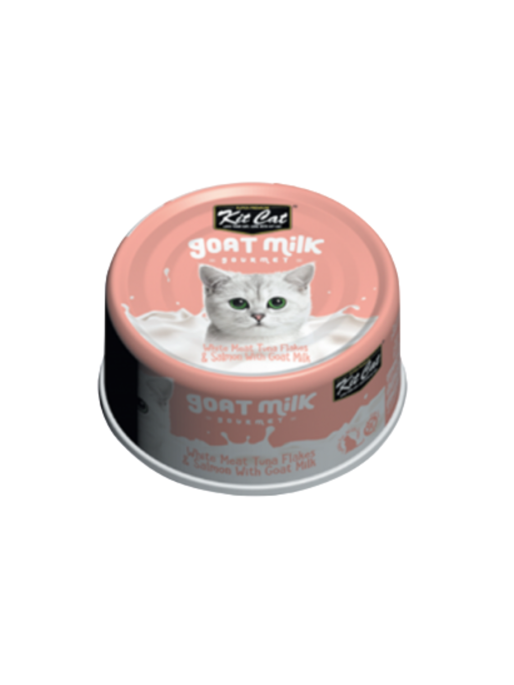 KIT CAT - Nourriture humide pour chat avec lait de chèvre 70gm