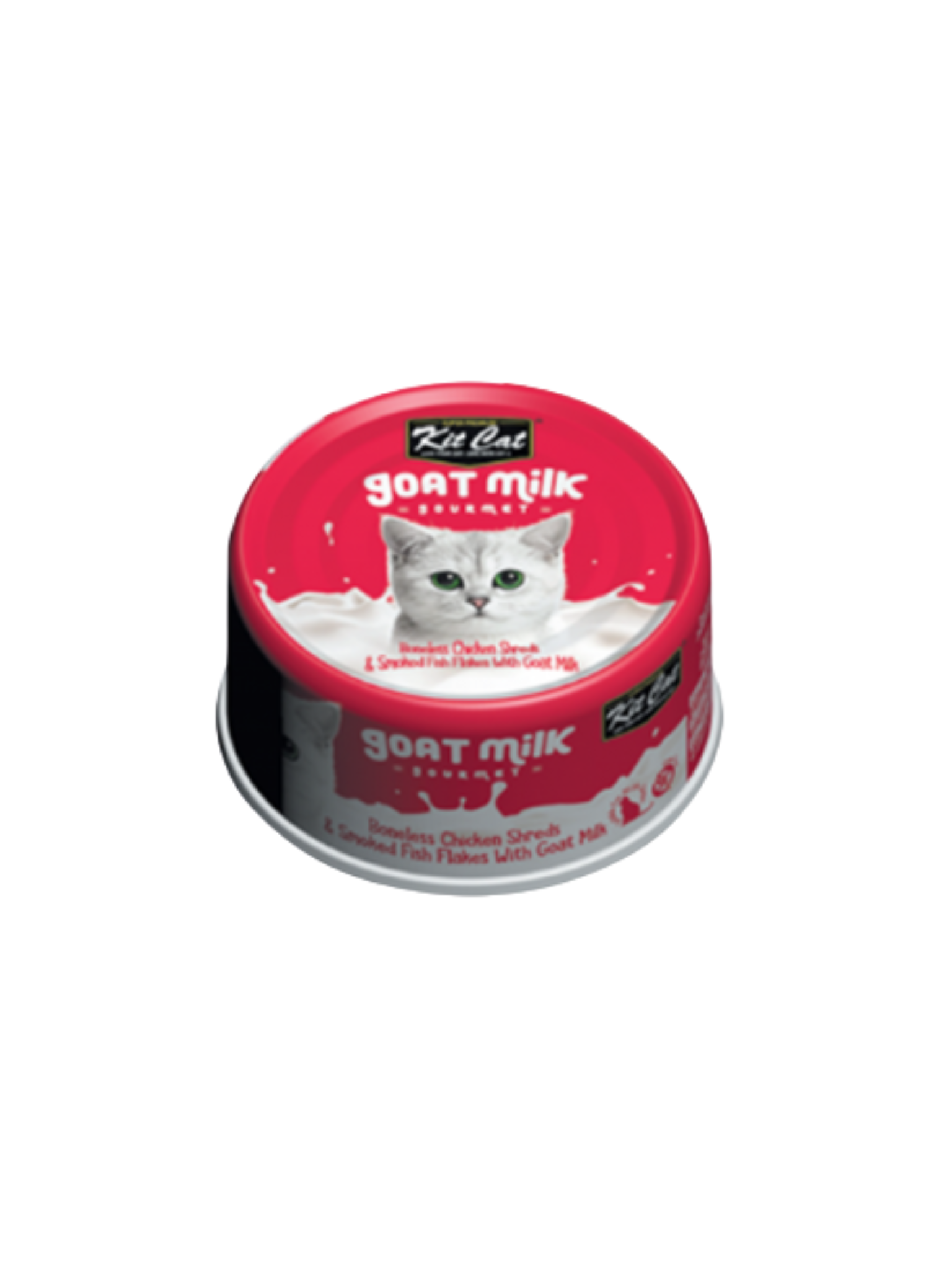 KIT CAT - Nourriture humide pour chat avec lait de chèvre 70gm