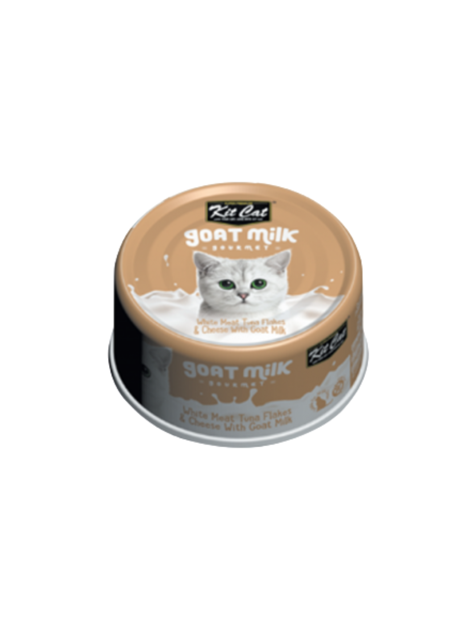 KIT CAT - Nourriture humide pour chat avec lait de chèvre 70gm