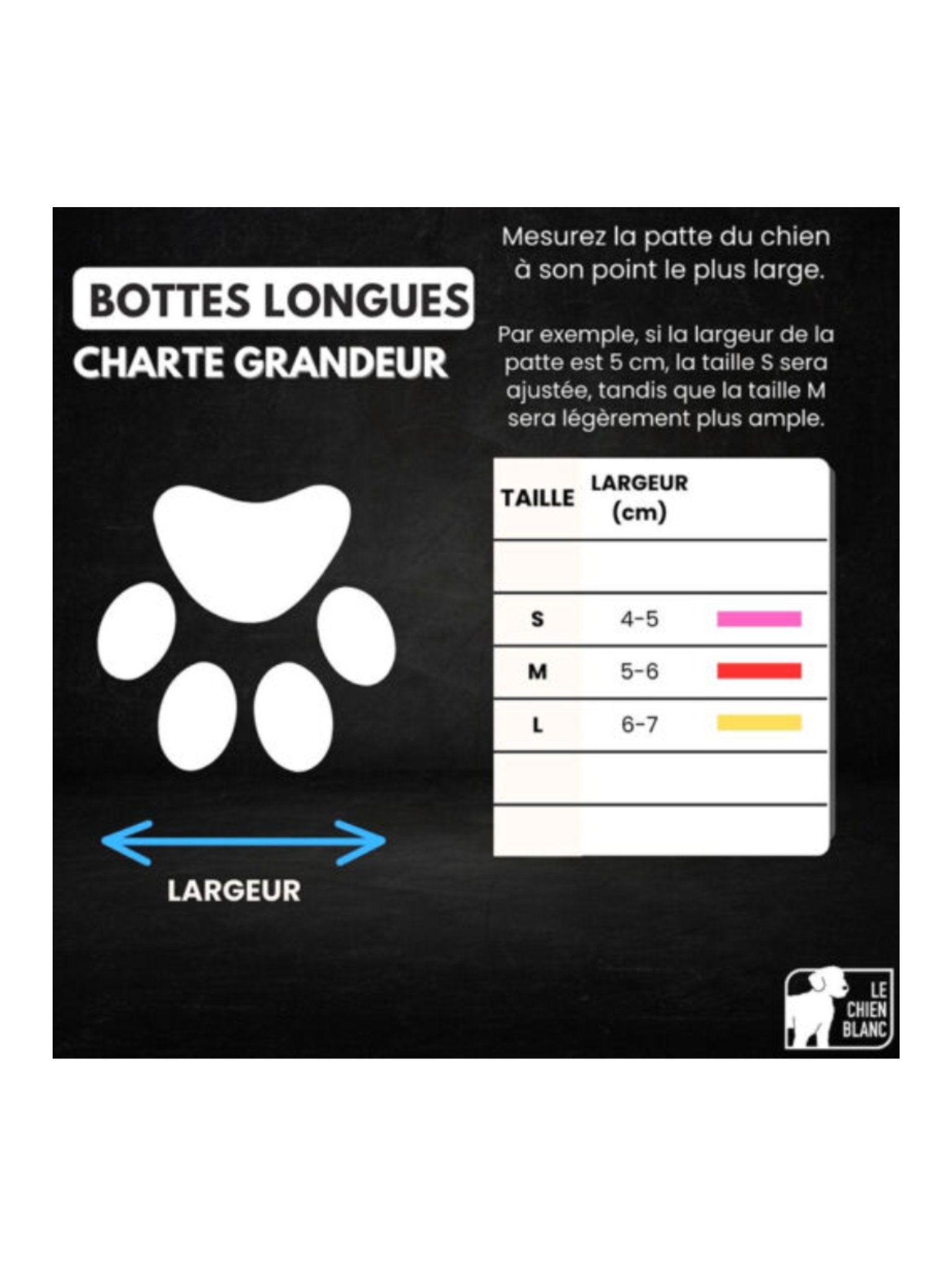 LE CHIEN BLANC - Botte longue anti-coupure