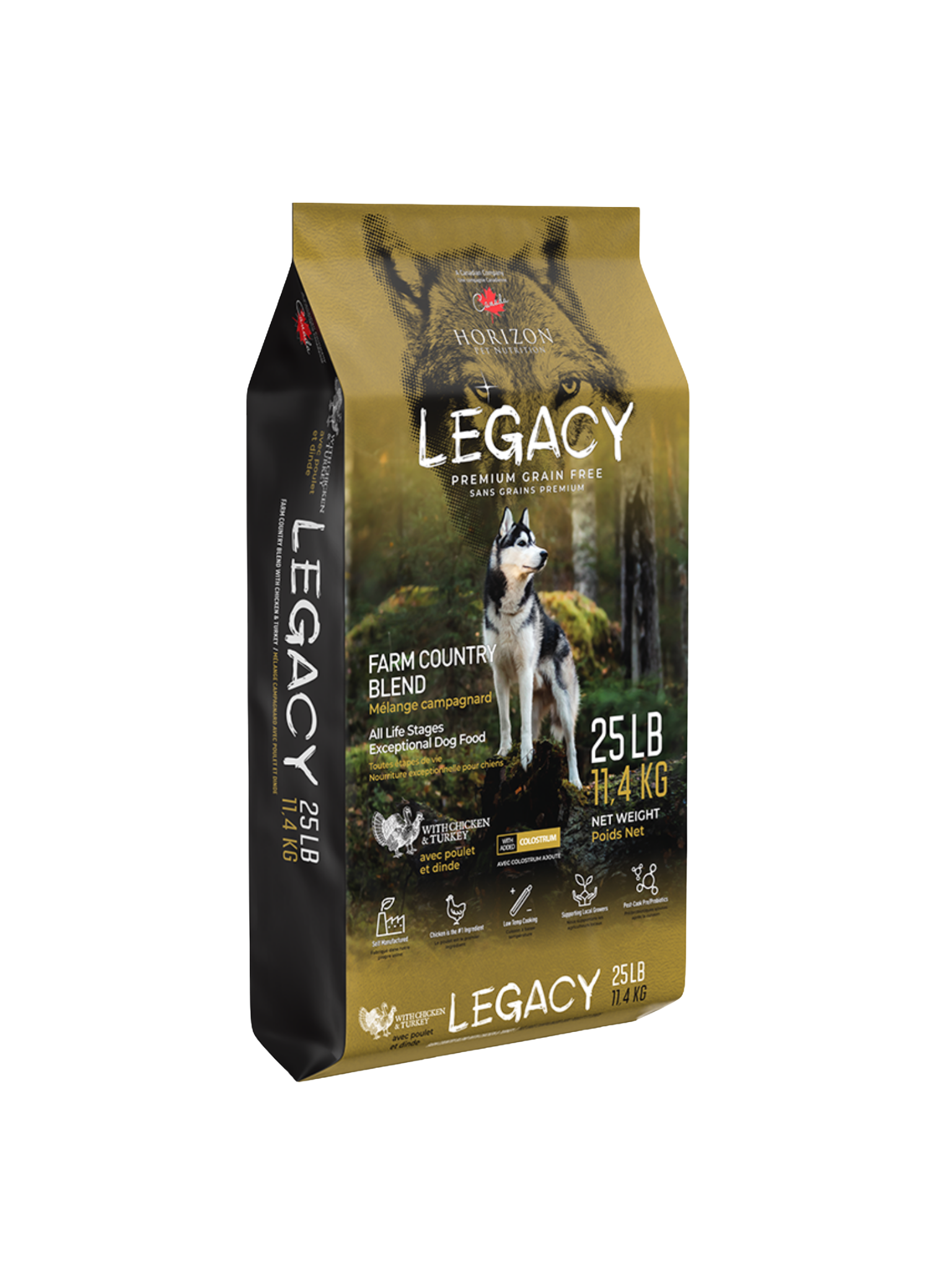 Horizon Legacy, Bêtes Gourmandes, boutique spécialisée en alimentation et comportement canin à Québec.