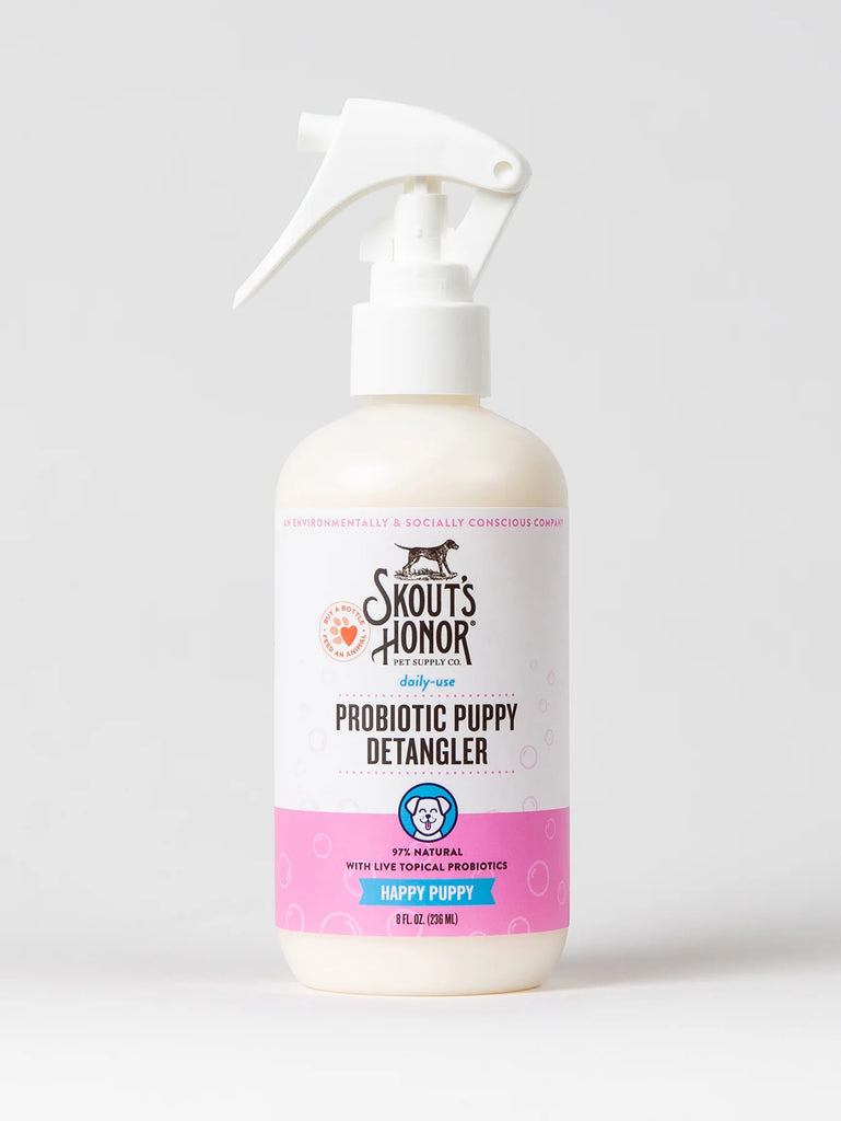 SKOUT'S HONOR - Démêlant pour chien avec probiotique 8oz. Bêtes Gourmandes, boutique spécialisée alimentation, éducation et sports pour chiens à Québec.