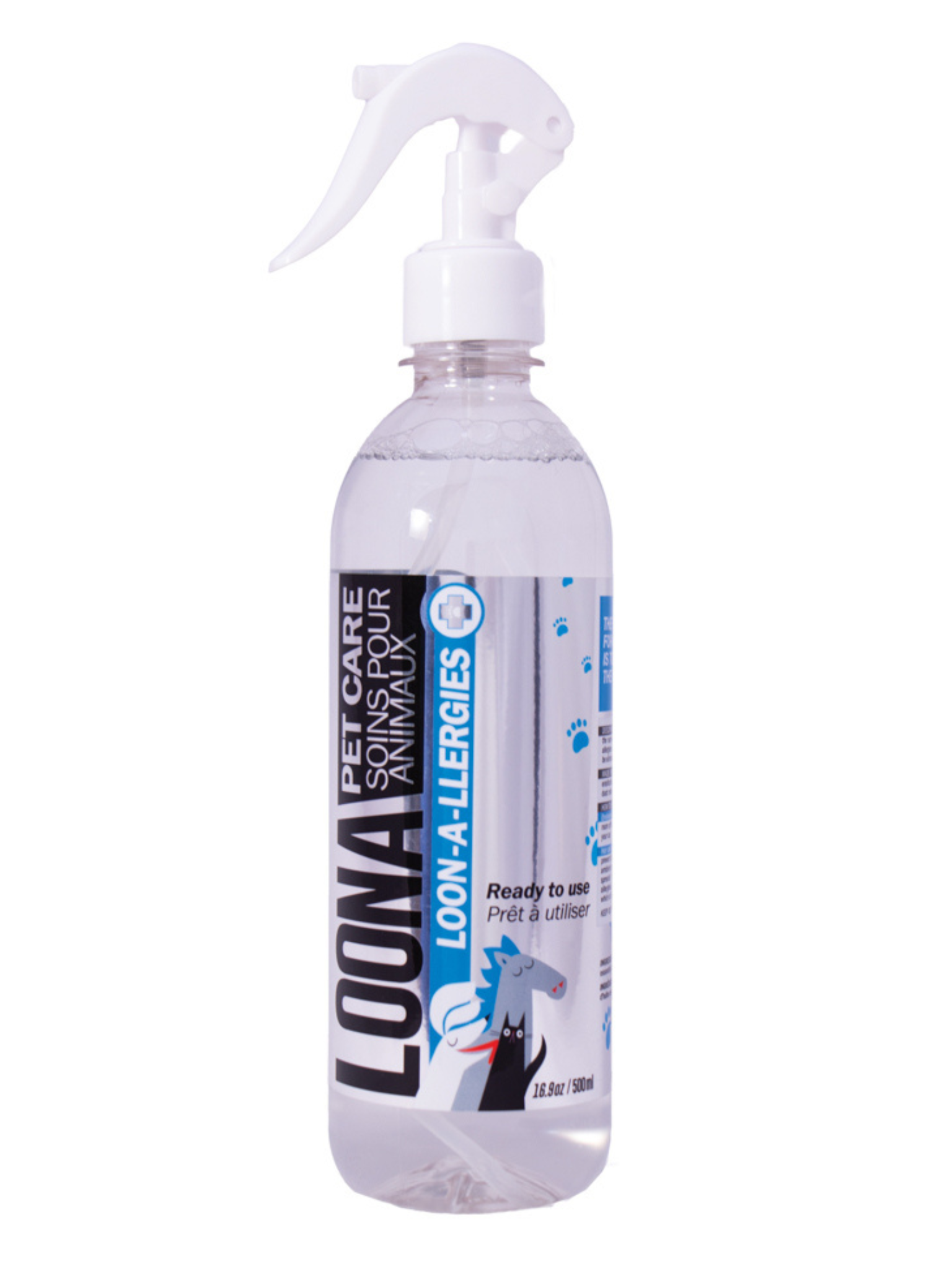 LOONA - Vaporisateur anti-allergène 500ml. Bêtes Gourmandes, boutique spécialisée alimentation, éducation et sports pour chiens à Québec.