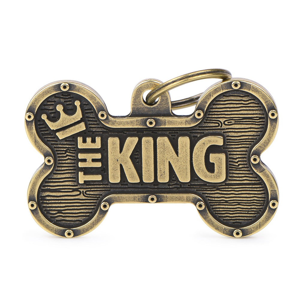 MYFAMILY - Médaille '' The king '' laiton