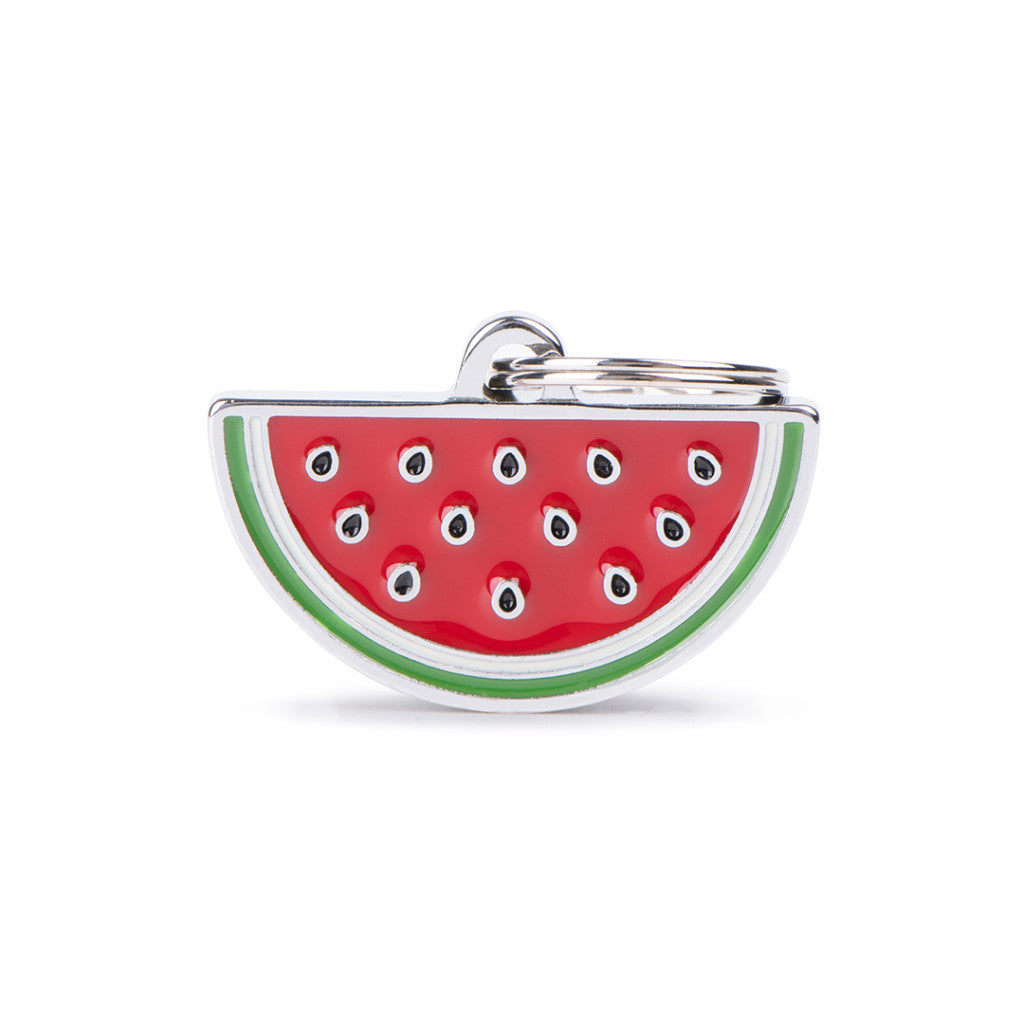 MYFAMILY - Médaille melon d'eau. Bêtes Gourmandes, boutique spécialisée en alimentation, éducation et sports canins à Québec.
