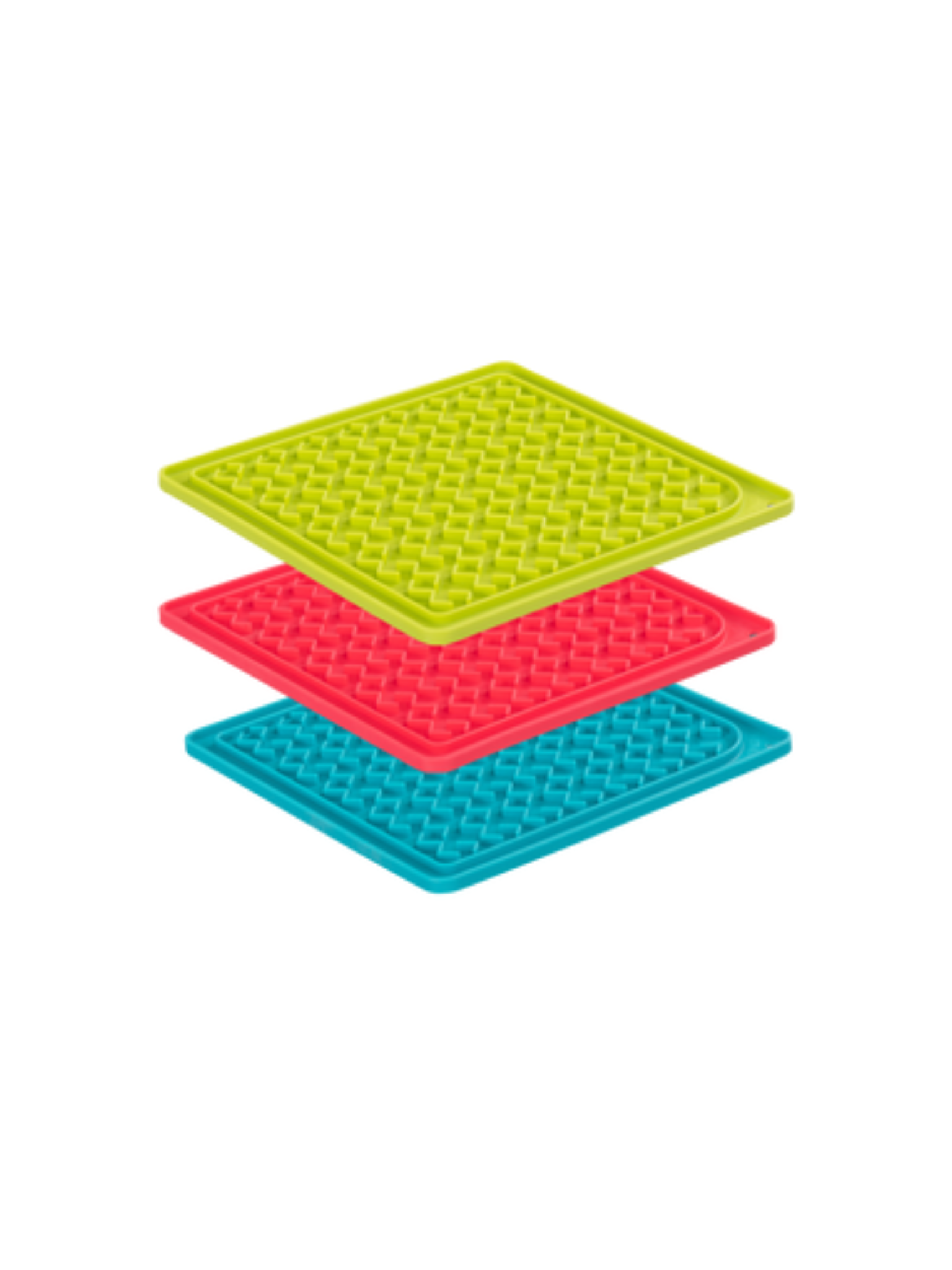 MESSY MUTTS - Tapis de léchage 8"x8" (assorties)