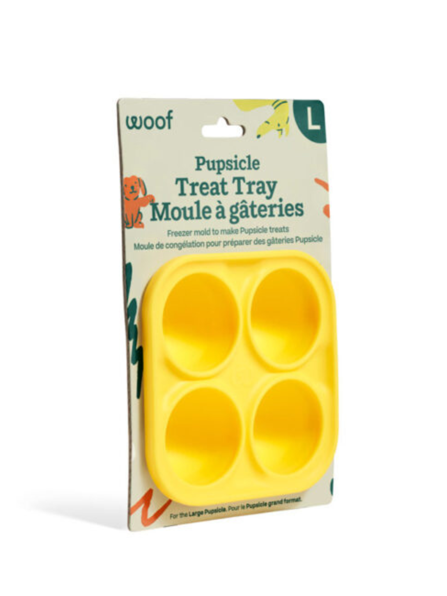 WOOF PET - Moule à gâteries Pupsicle. Bêtes Gourmandes, boutique spécialisée alimentation, éducation et sports pour chiens à Québec.