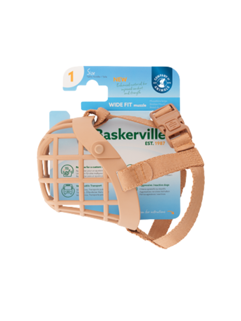 COFA - Muselière panier wide. Bêtes Gourmandes, boutique spécialisée alimentation, éducation et sports pour chiens à Québec.