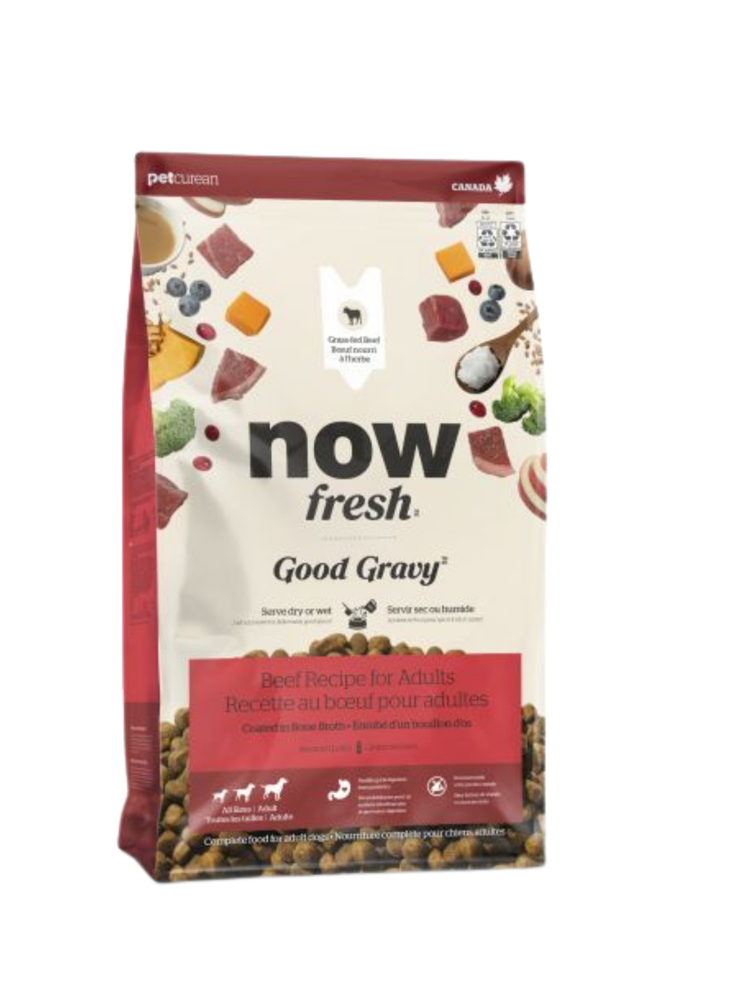 NOW FRESH - Good Gravy boeuf & grains anciens pour chien. Bêtes Gourmandes, boutique spécialisée alimentation, éducation et sports pour chiens à Québec.