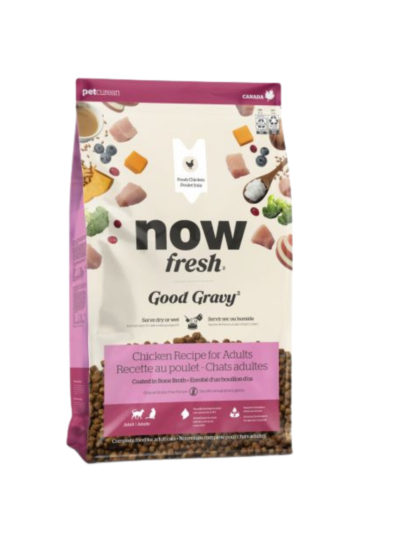NOW FRESH - Good gravy poulet sans grains pour chat. Bêtes Gourmandes, boutique spécialisée alimentation, éducation et sports pour chiens à Québec.