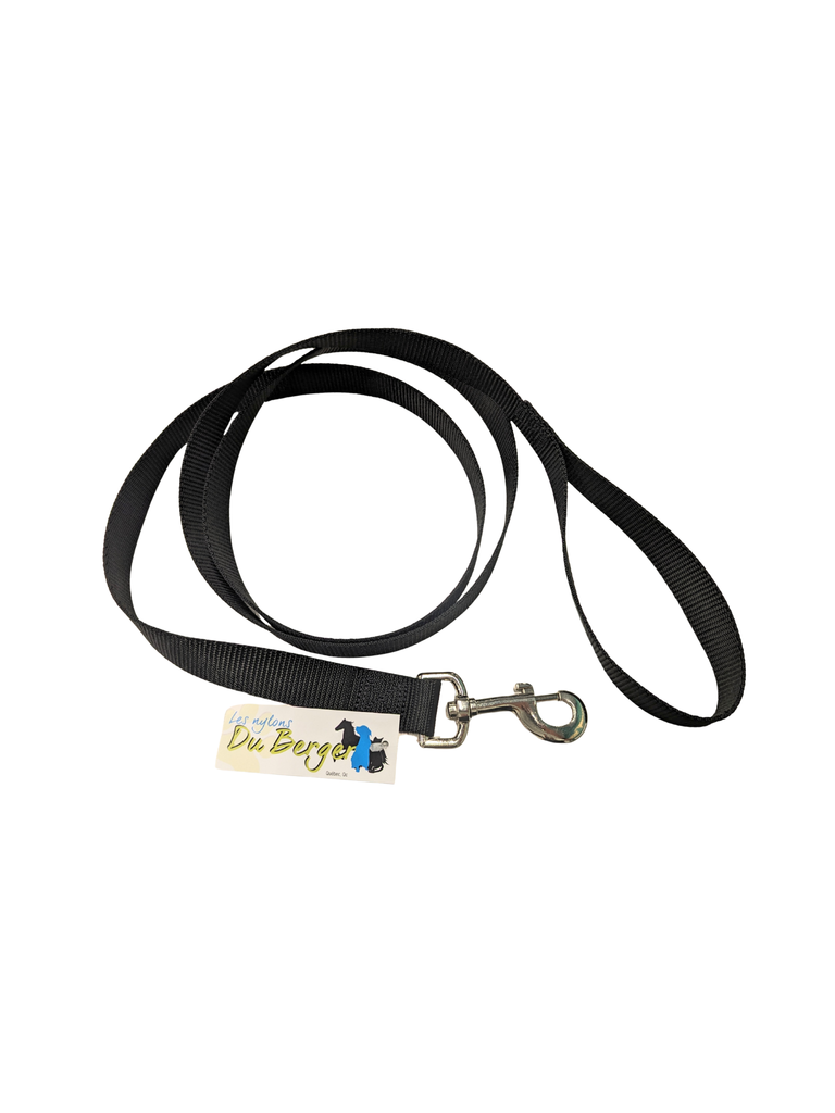 NYLON DU BERGER - Laisse 6 pieds x 1". Bêtes Gourmandes, boutique spécialisée alimentation, éducation et sports pour chiens à Québec.