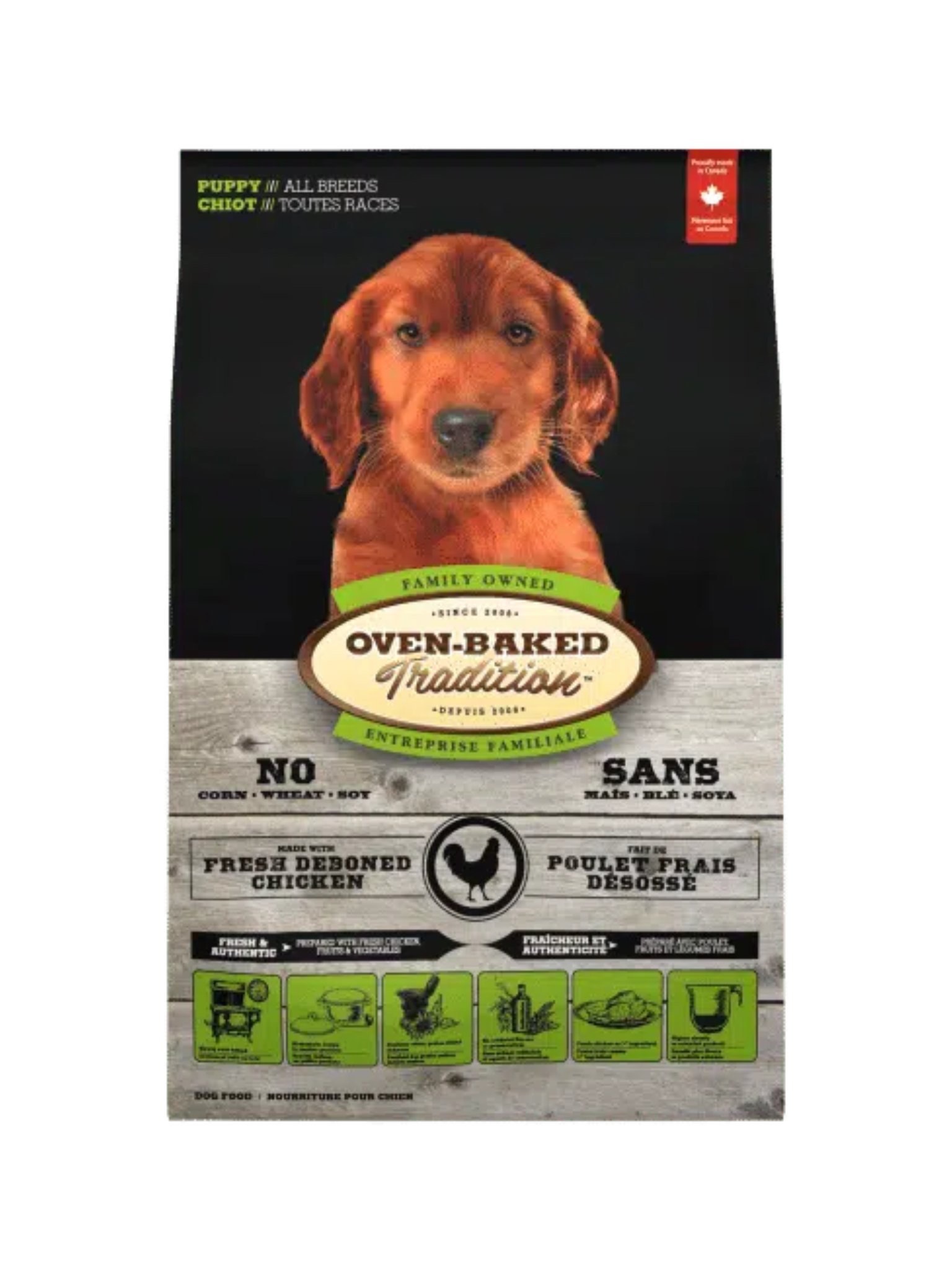 OBT - Nourriture pour chiot avec grains au poulet