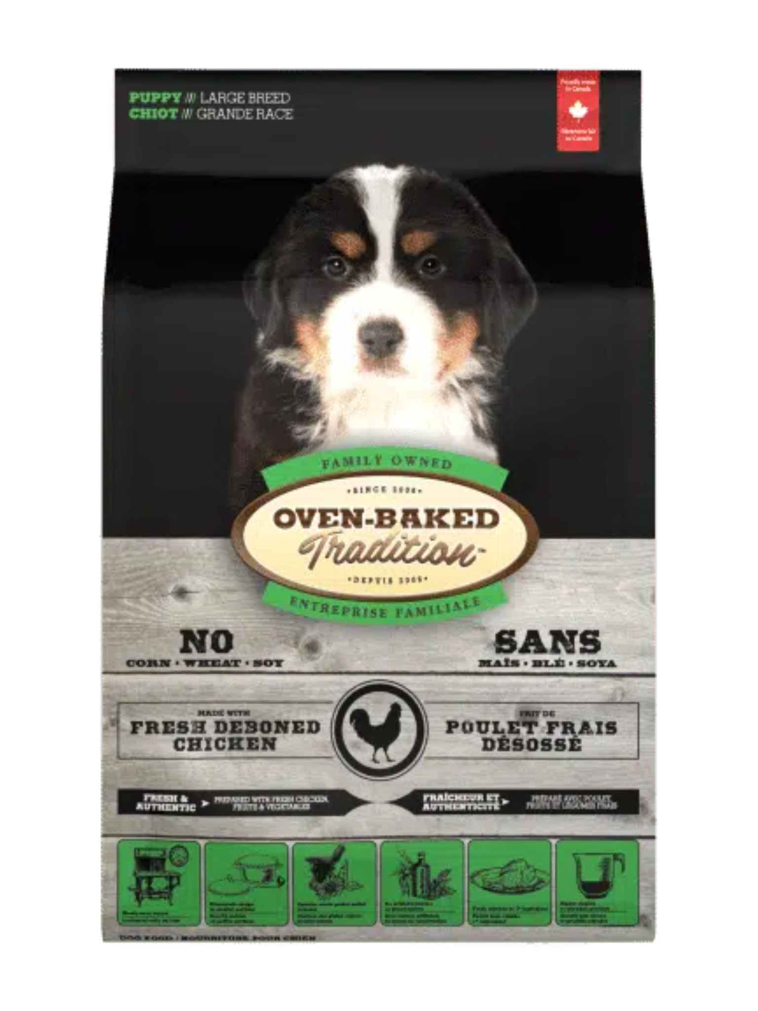 OBT - Nourriture pour chiot de grande race au poulet 25 lbs