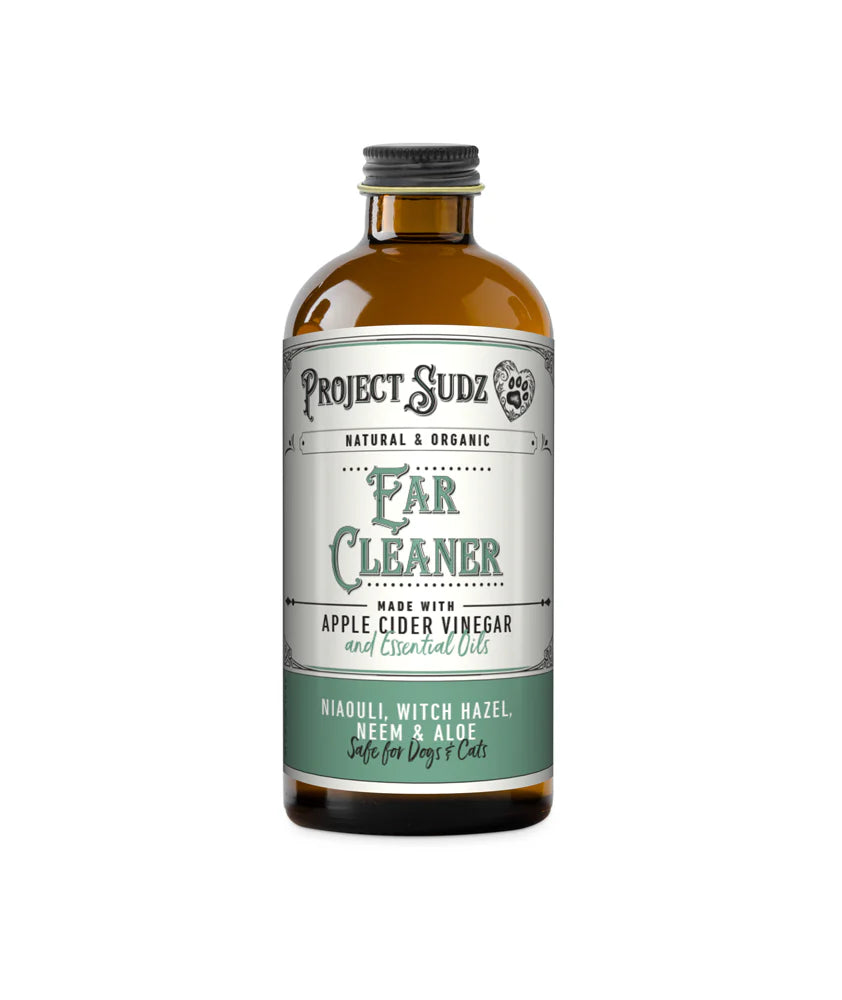 PROJECT SUDZ - Nettoyant pour les oreilles 110ml. Bêtes Gourmandes, boutique spécialisée alimentation, éducation et sports pour chiens à Québec.