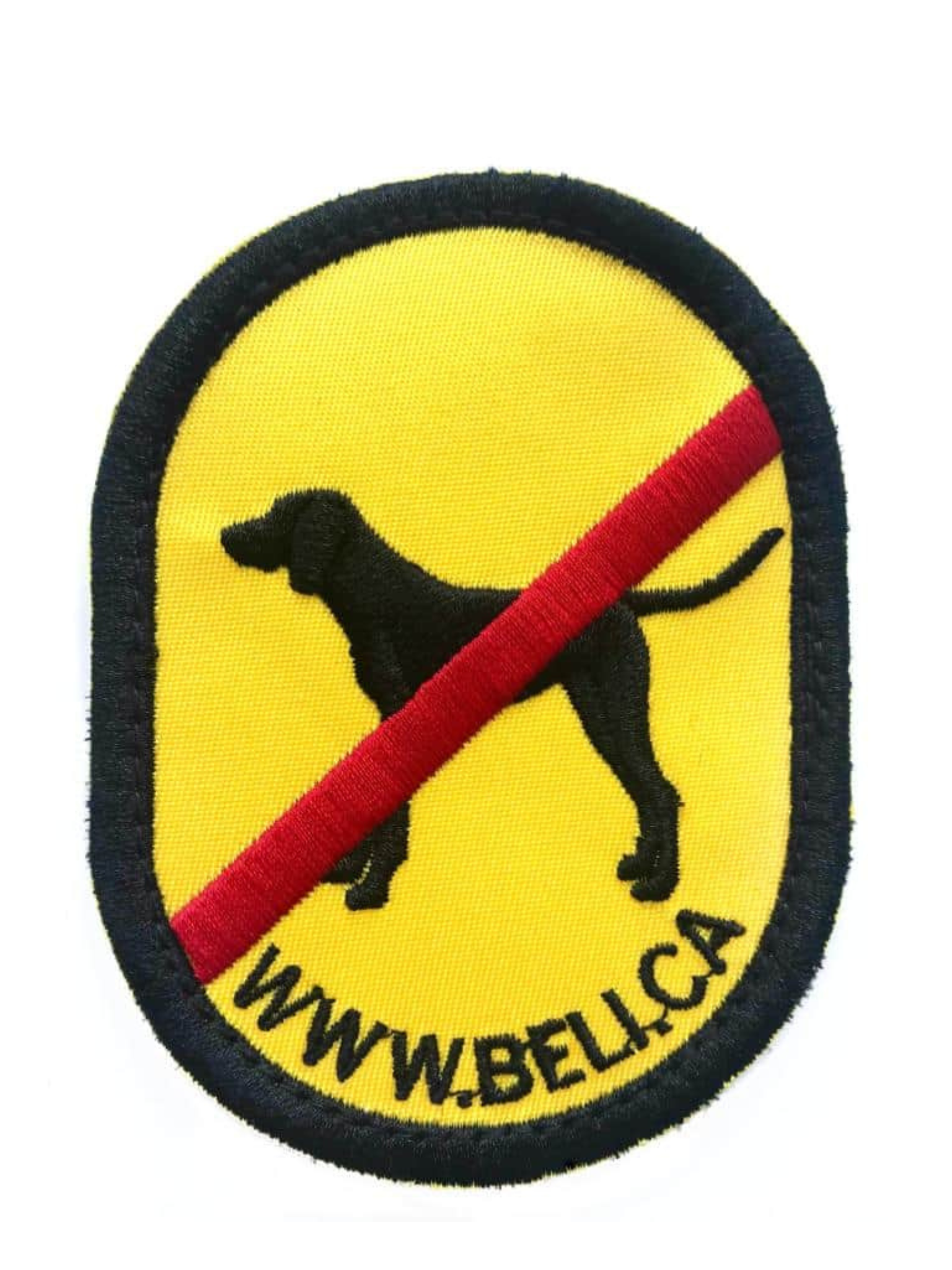 BELI - Écusson velcro  «Pas de chien»