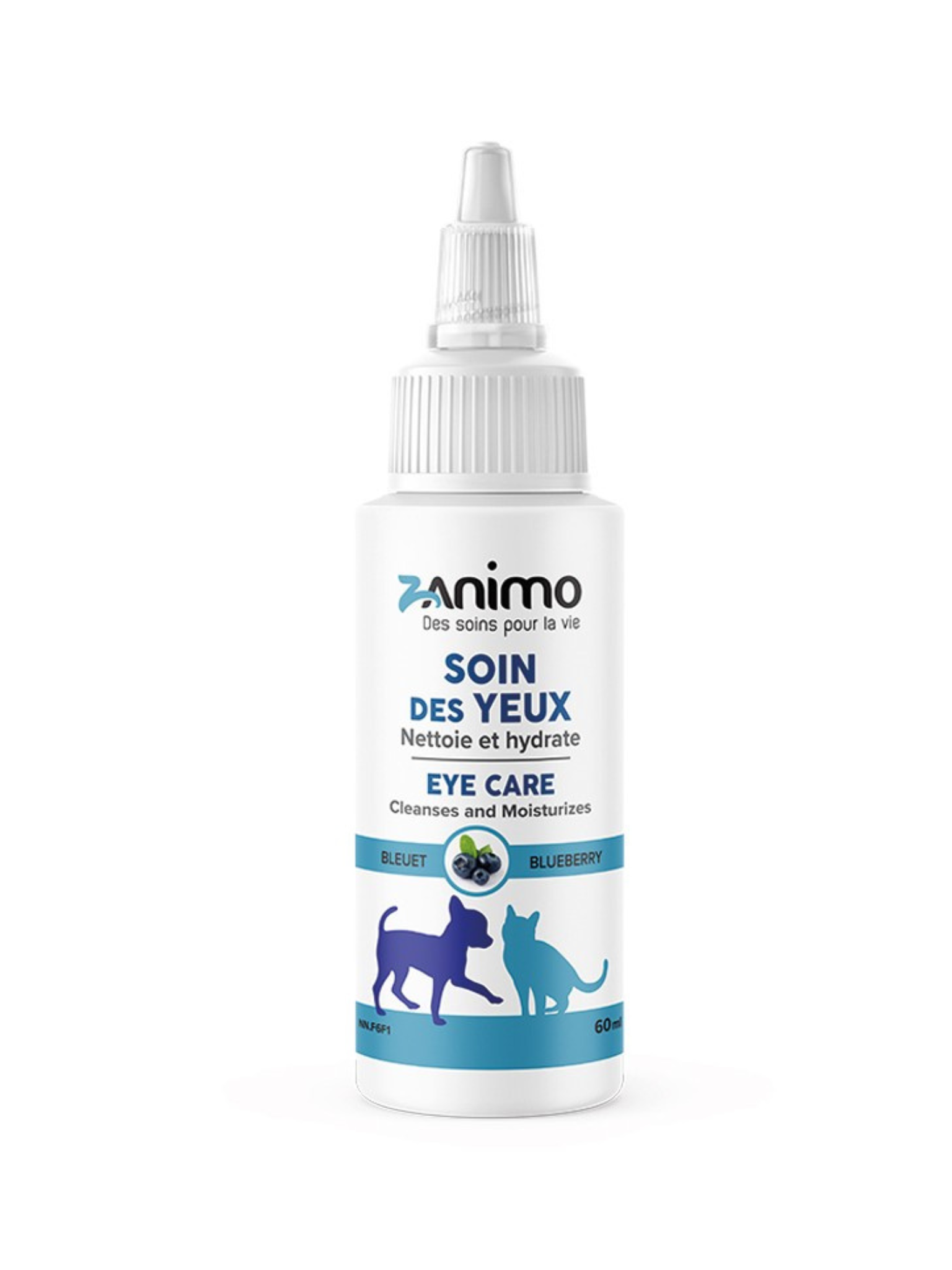 Zanimo - Soin Fréquent Des Yeux 60Ml. Bêtes Gourmandes, boutique spécialisée alimentation, éducation et sports pour chien à Québec.