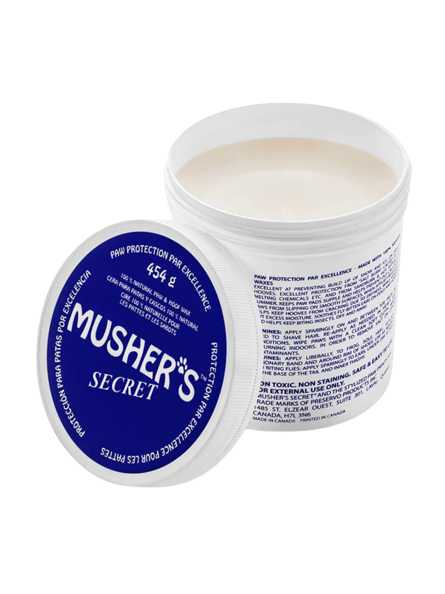 MUSHER'S SECRET - Protection pour pattes. Bêtes Gourmandes, boutique spécialisée alimentation, éducation et sports pour chiens à Québec.