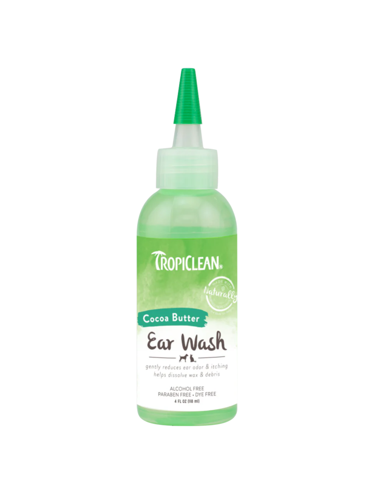 TROPICLEAN - Nettoyant pour les oreilles sans alcool 4oz. Bêtes Gourmandes, boutique spécialisée alimentation, éducation et sports pour chiens à Québec.
