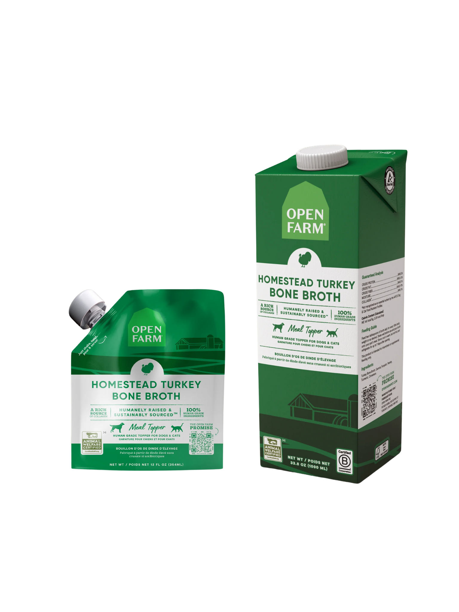 Openfarm - Bouillon D'Os 12Oz. Bêtes Gourmandes, boutique spécialisée alimentation, éducation et sports pour chien à Québec.