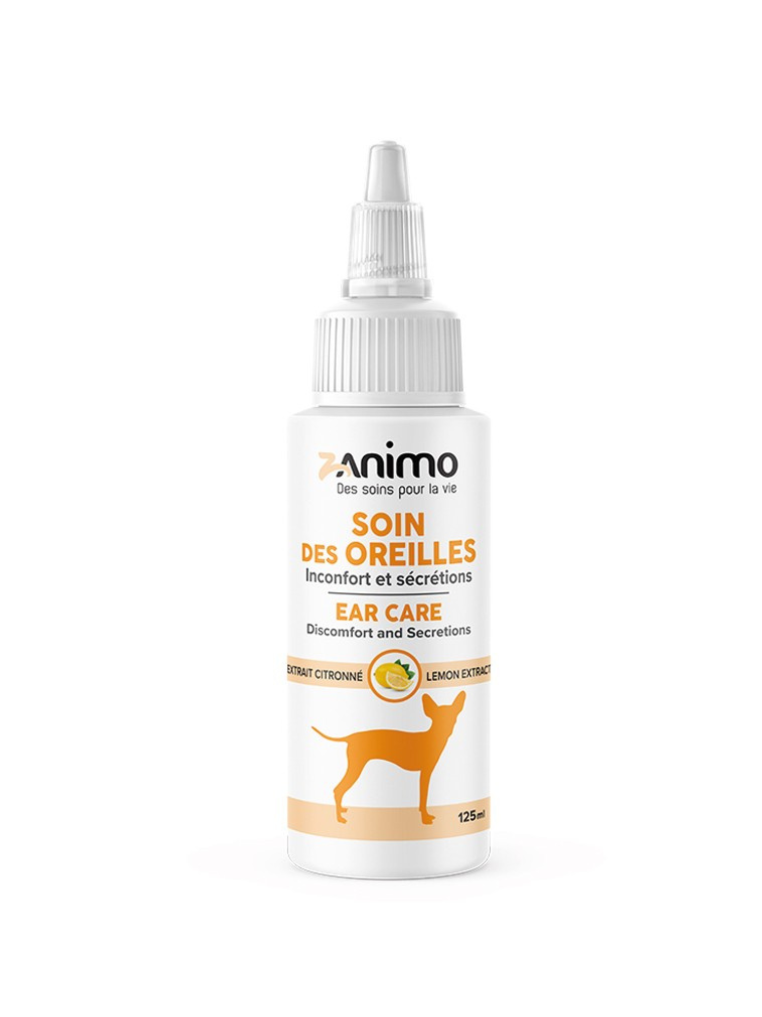 Zanimo - Soin des oreilles (inconfort & sécrétions). Bêtes Gourmandes, boutique spécialisée alimentation, éducation et sports pour chien à Québec.