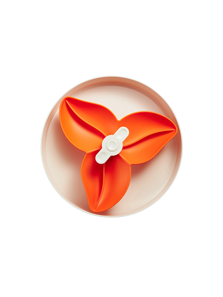 Pdh - Bol Interactif Fleur Orange. Bêtes Gourmandes, spécialiste en nourriture et produits pour chien et chat en ligne et en magasin à Québec.