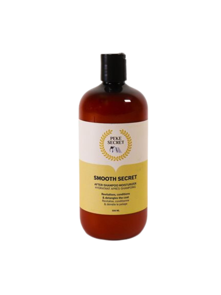 PEKE SECRET - Smooth secret revitalisant 500ml. Bêtes Gourmandes, boutique spécialisée alimentation, éducation et sports pour chiens à Québec.