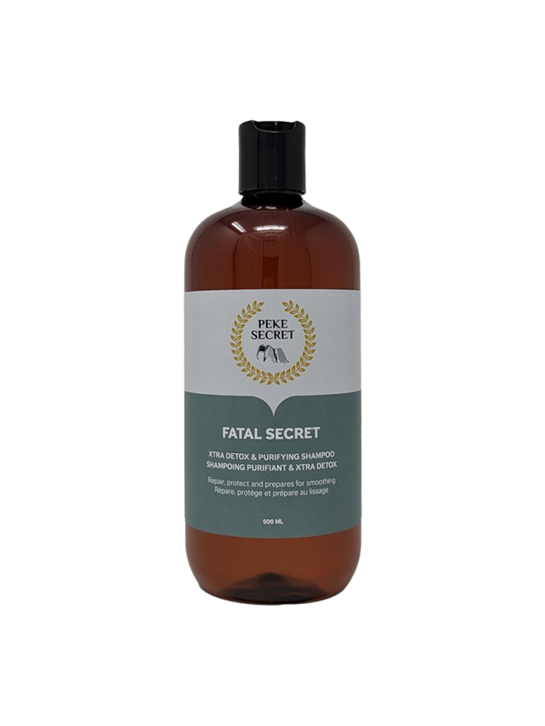 PEKE SECRET - Shampoing purifiant / extra detox. Bêtes Gourmandes, boutique spécialisée alimentation, éducation et sports pour chiens à Québec.