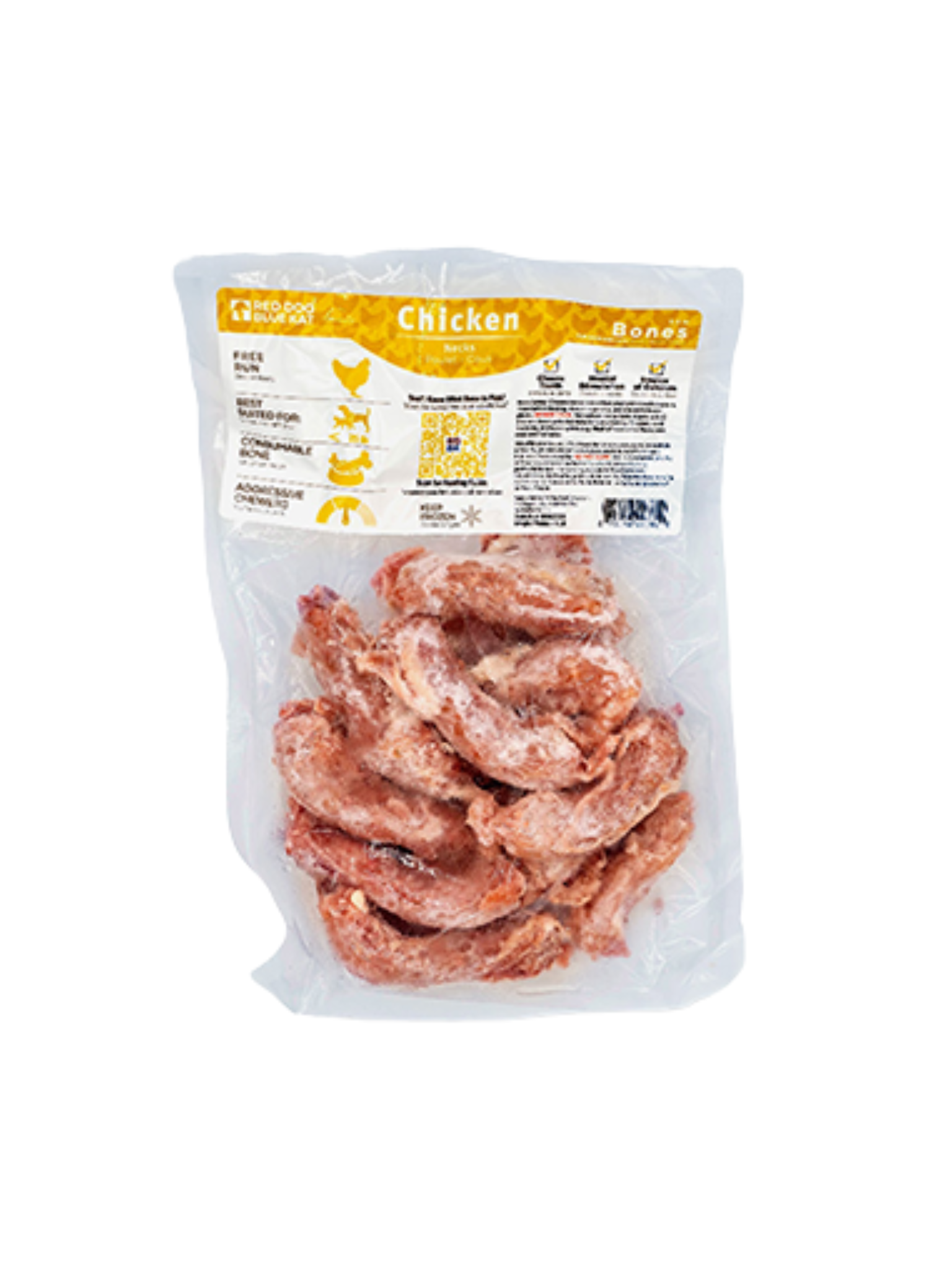 RDBK - Cou de poulet (Paquet de 10). Bêtes Gourmandes, boutique spécialisée alimentation, éducation et sports pour chiens à Québec.