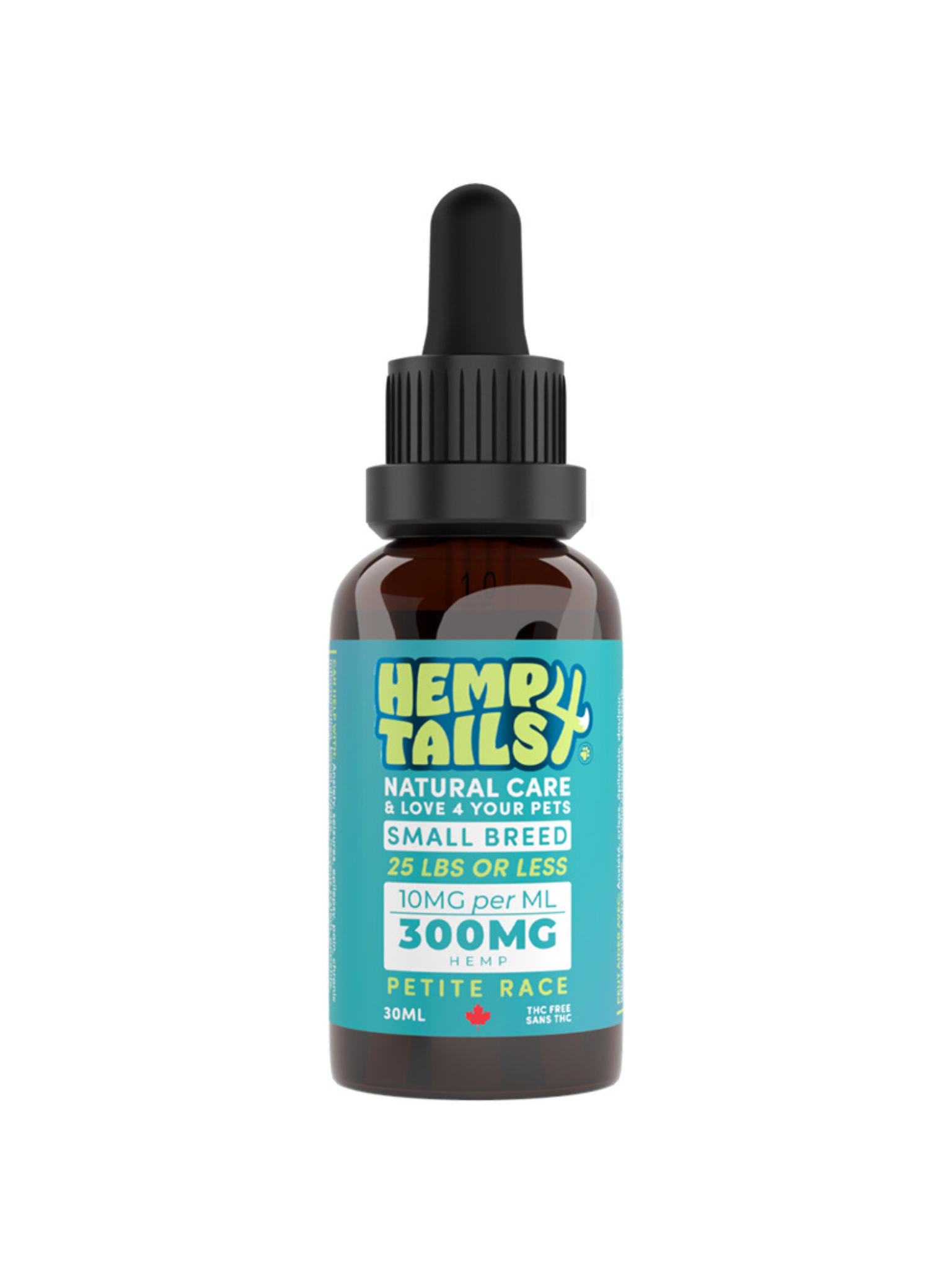  HEMPS4TAILS - Huile de terpènes de chanvre 300mg pour chiens. Bêtes Gourmandes, boutique spécialisée alimentation, éducation et sports pour chiens à Québec.
