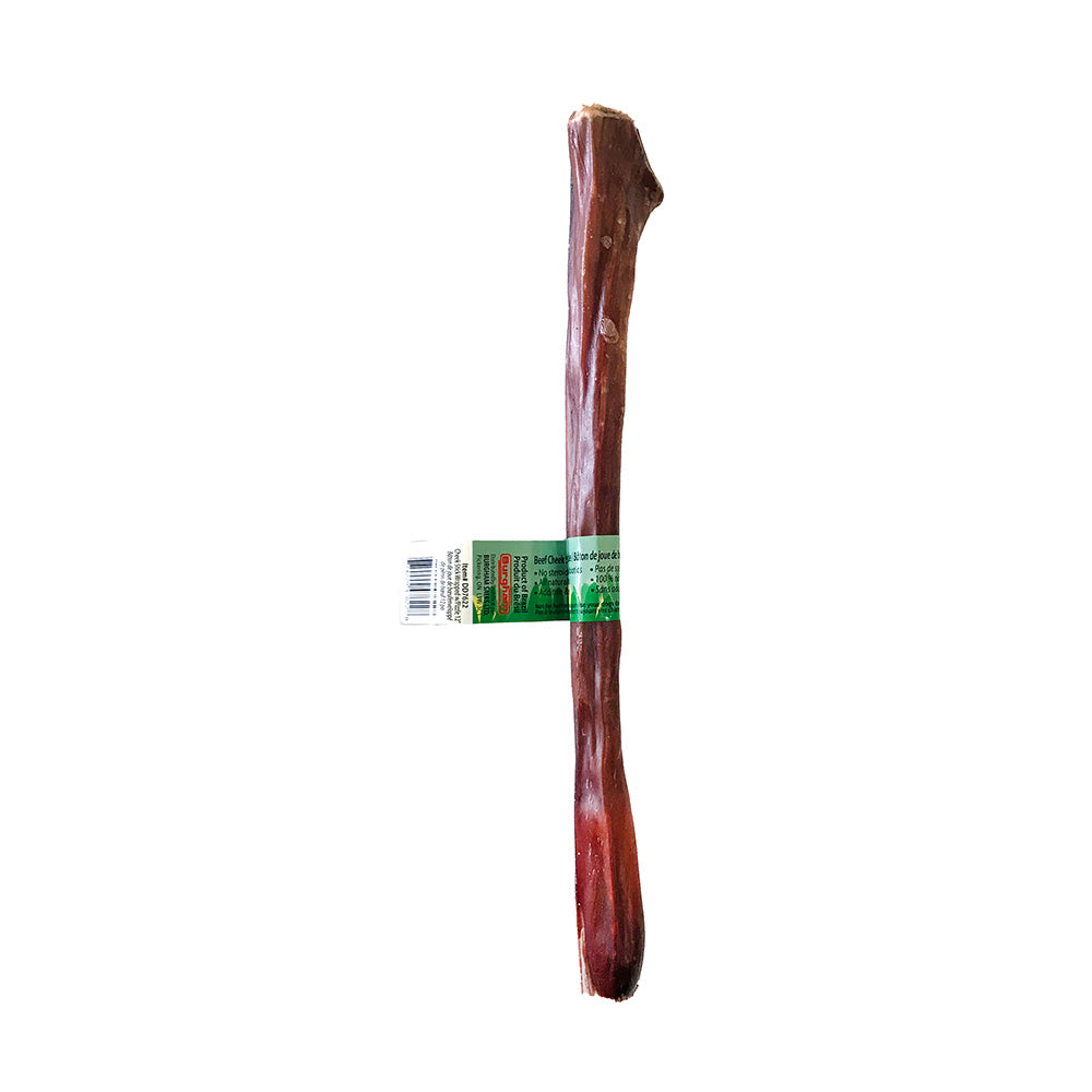 BULLSTERS - Bâton de joue de boeuf enrobé de bullystick. Bêtes Gourmandes, boutique spécialisée alimentation, éducation et sports pour chiens à Québec.
