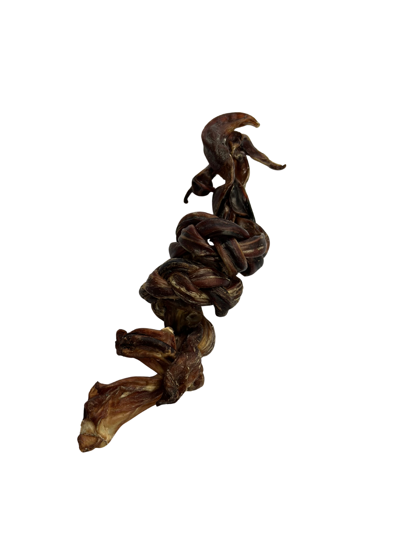 VRAC POUR CHIEN - Pizzle de porc tressé spirale . Bêtes Gourmandes, boutique spécialisée alimentation, éducation et sports pour chiens à Québec.