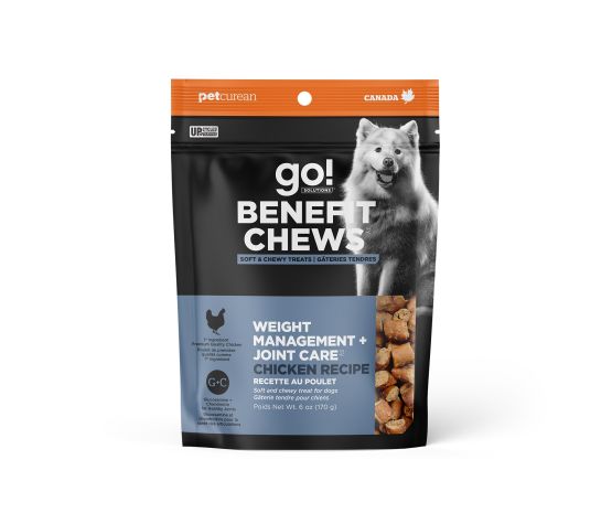 GO ! Poids & articulations -  Gâteries tendre au poulet 170g. Bêtes Gourmandes, boutique spécialisée alimentation, éducation et sports pour chiens à Québec.
