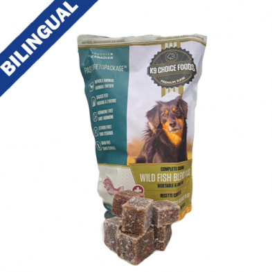 K9 CHOICE - Poisson plus 3 lbs. Boutique Bêtes Gourmandes, spécialisée en alimentation et éducation canine. Ville de Québec.
