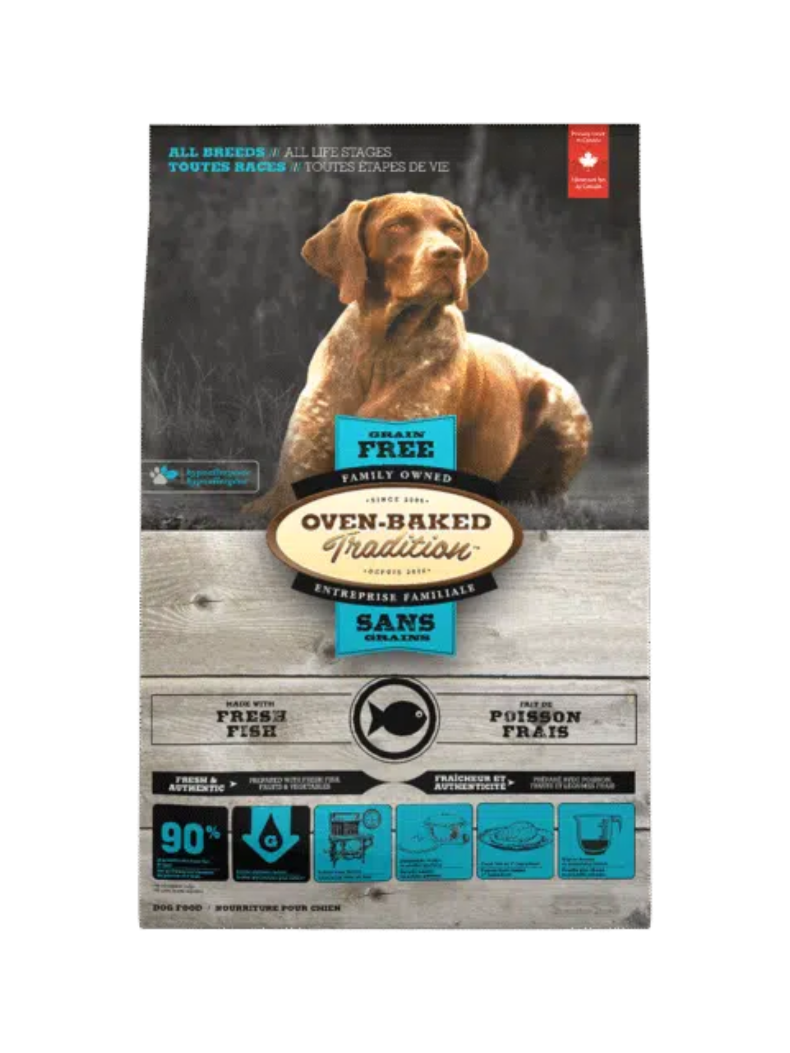 OBT- Nourriture pour chien sans grains au poisson