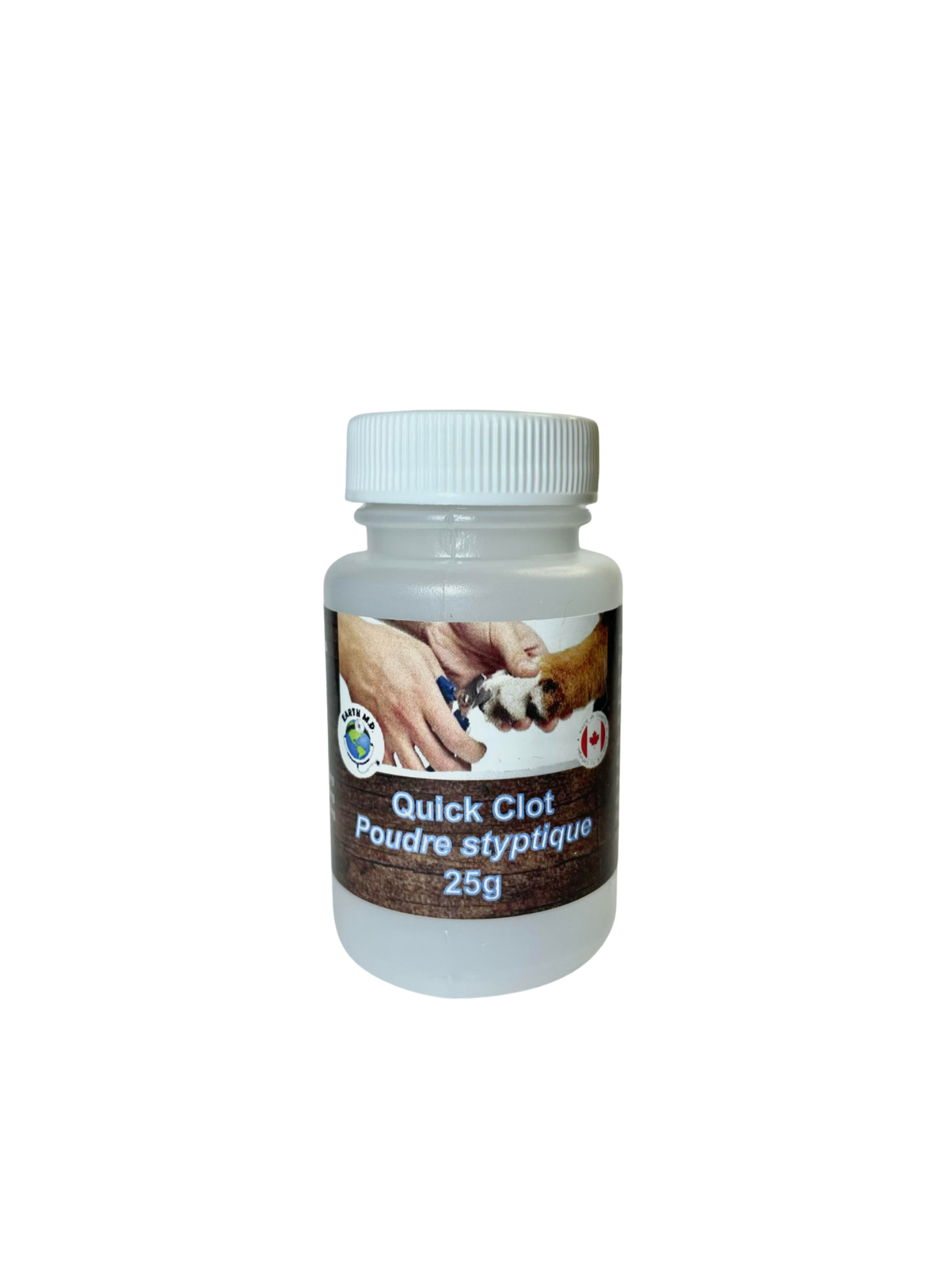 Aide à coaguler le sang des ongles coupés trop courts ou des petites plaies pour arrêter le saignement. Poudre styptique d'origine naturelle.Ingrédients : Bentonite, sulfate ferreux, terre de diatoméesTaille : 25g. Bêtes Gourmandes spécialiste en produit et nutrition pour chien et chat à Québec.