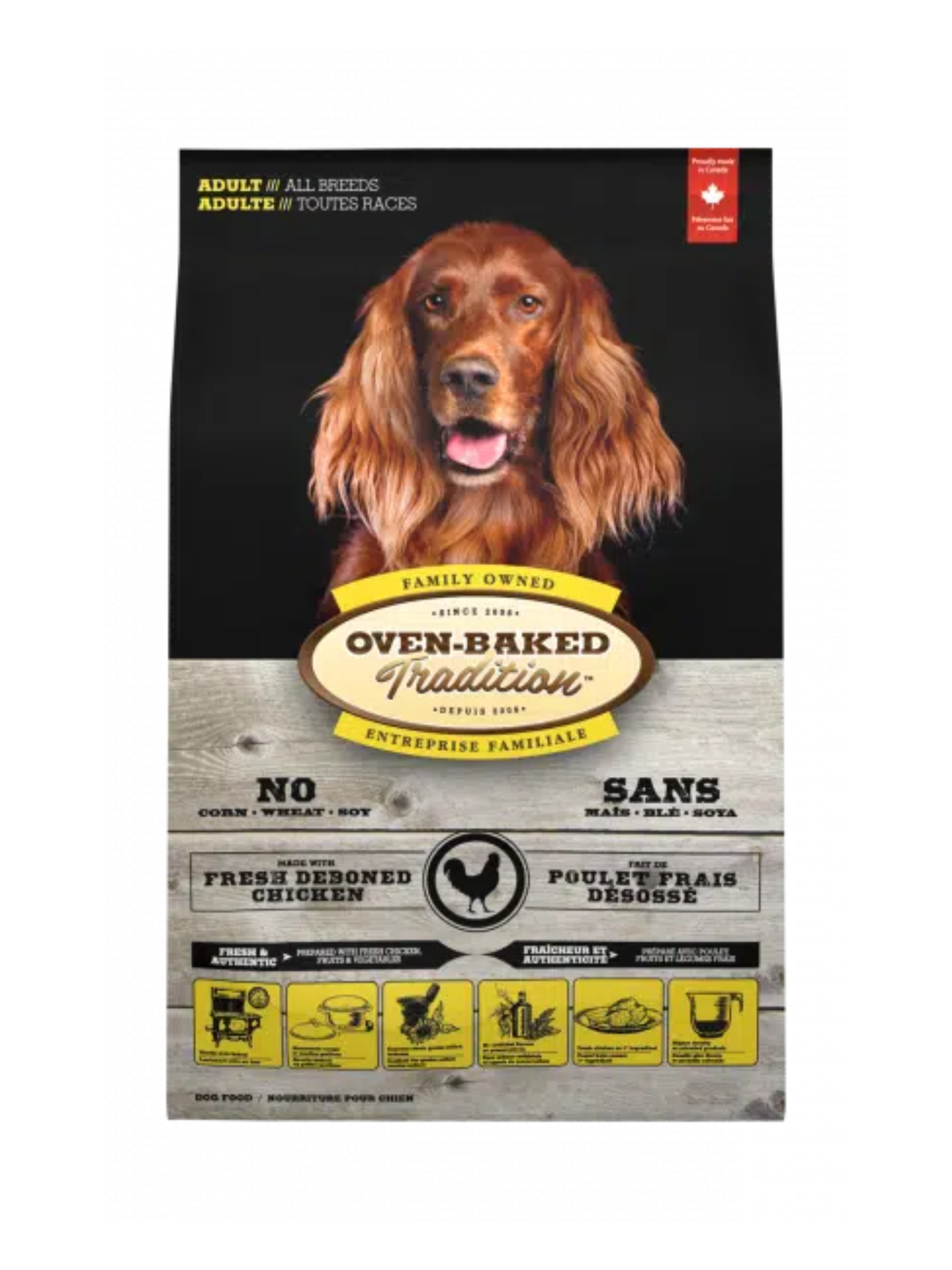 OBT - Nourriture pour chien au poulet avec grains