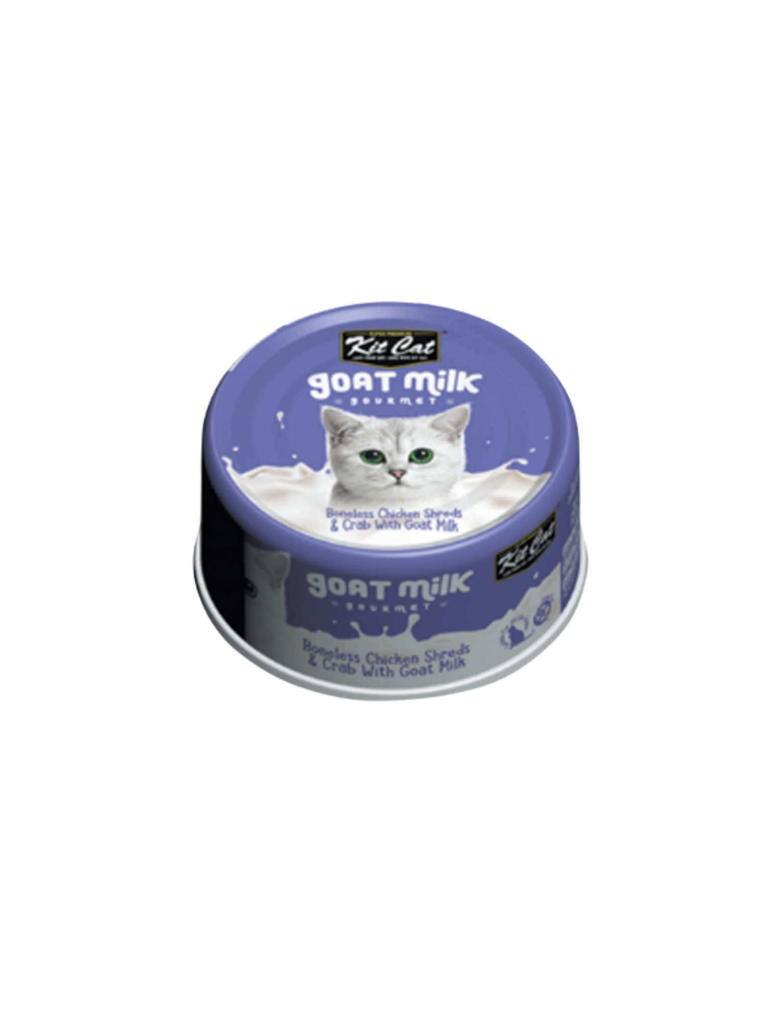 KIT CAT - Nourriture humide pour chat avec lait de chèvre 70gm