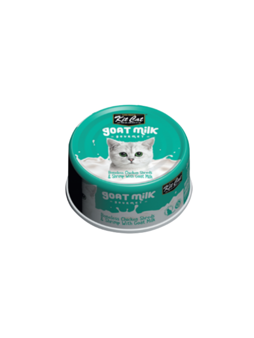 KIT CAT - Nourriture humide pour chat avec lait de chèvre 70gm