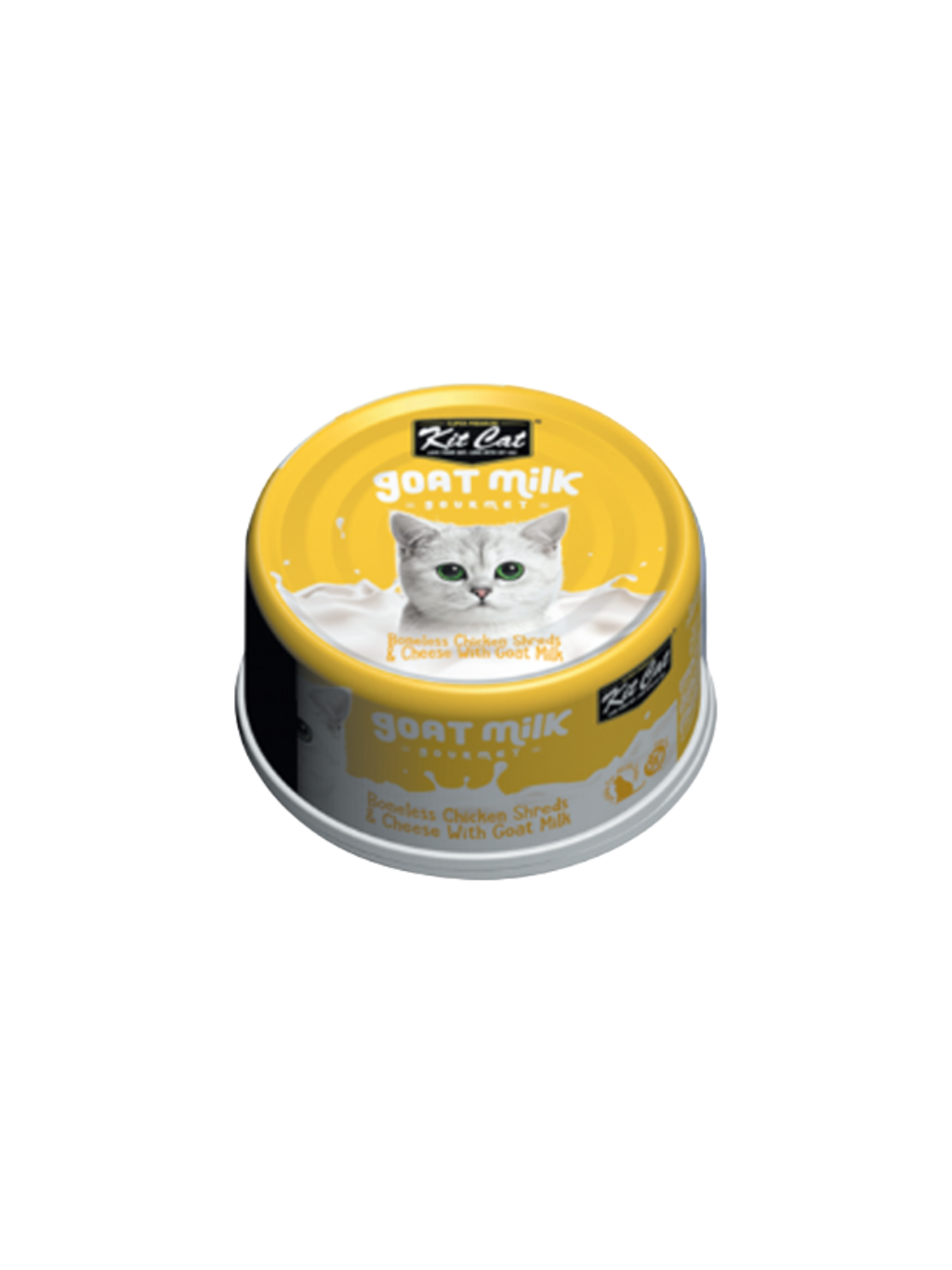 KIT CAT - Nourriture humide pour chat avec lait de chèvre 70gm