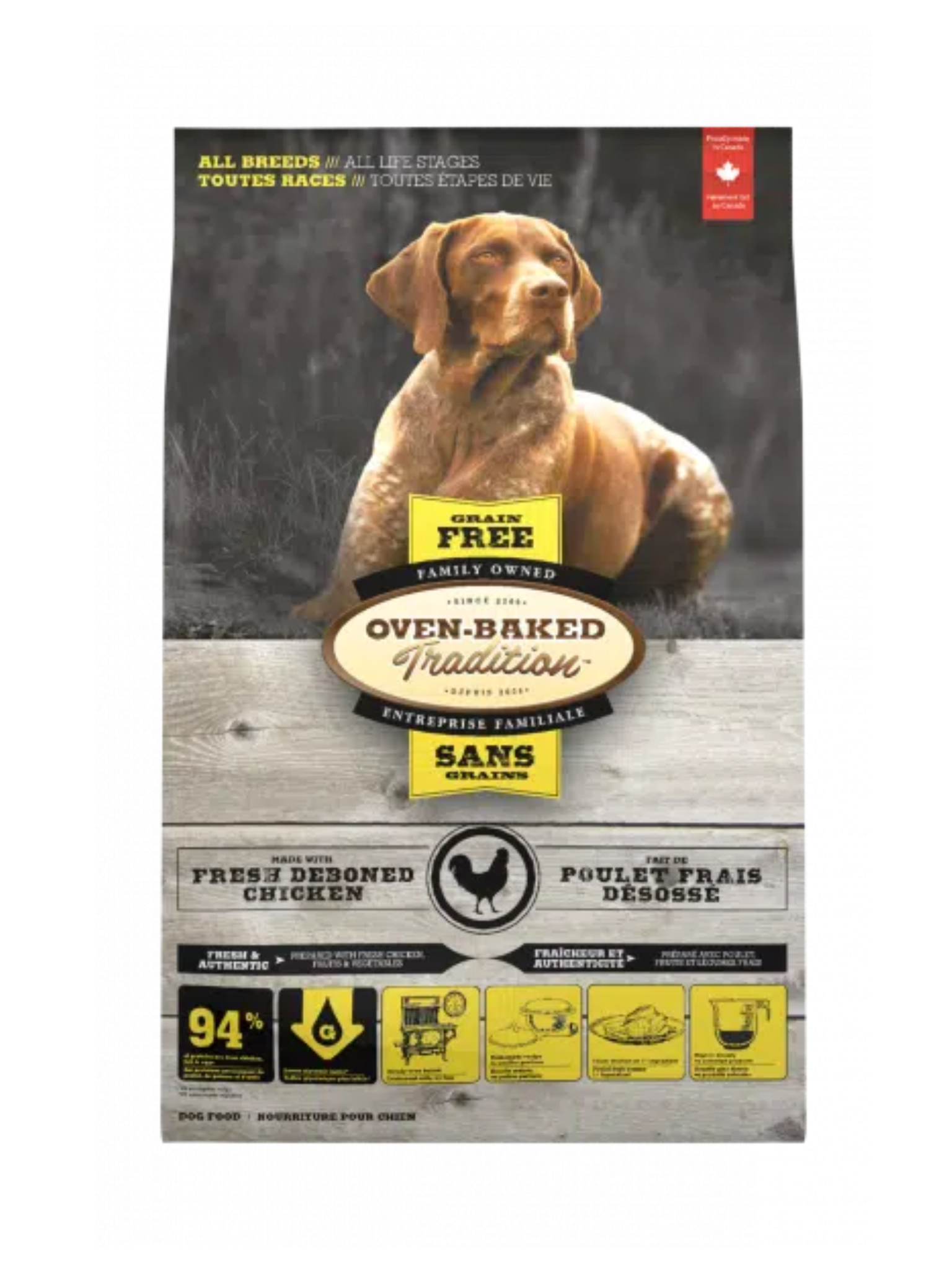OBT - Nourriture pour chien sans grains au poulet