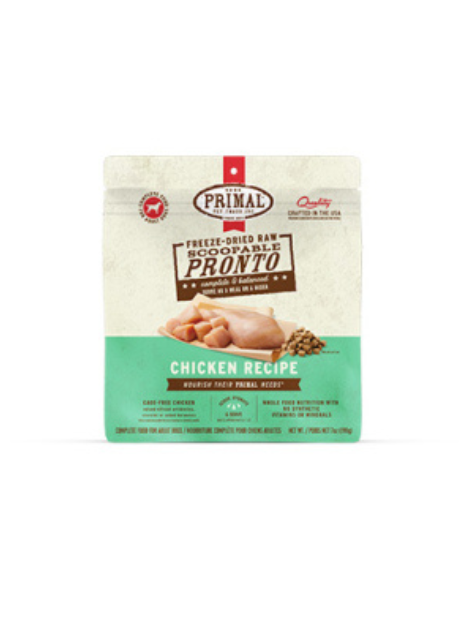 PRIMAL - Morceaux lyophilisés au poulet 7oz