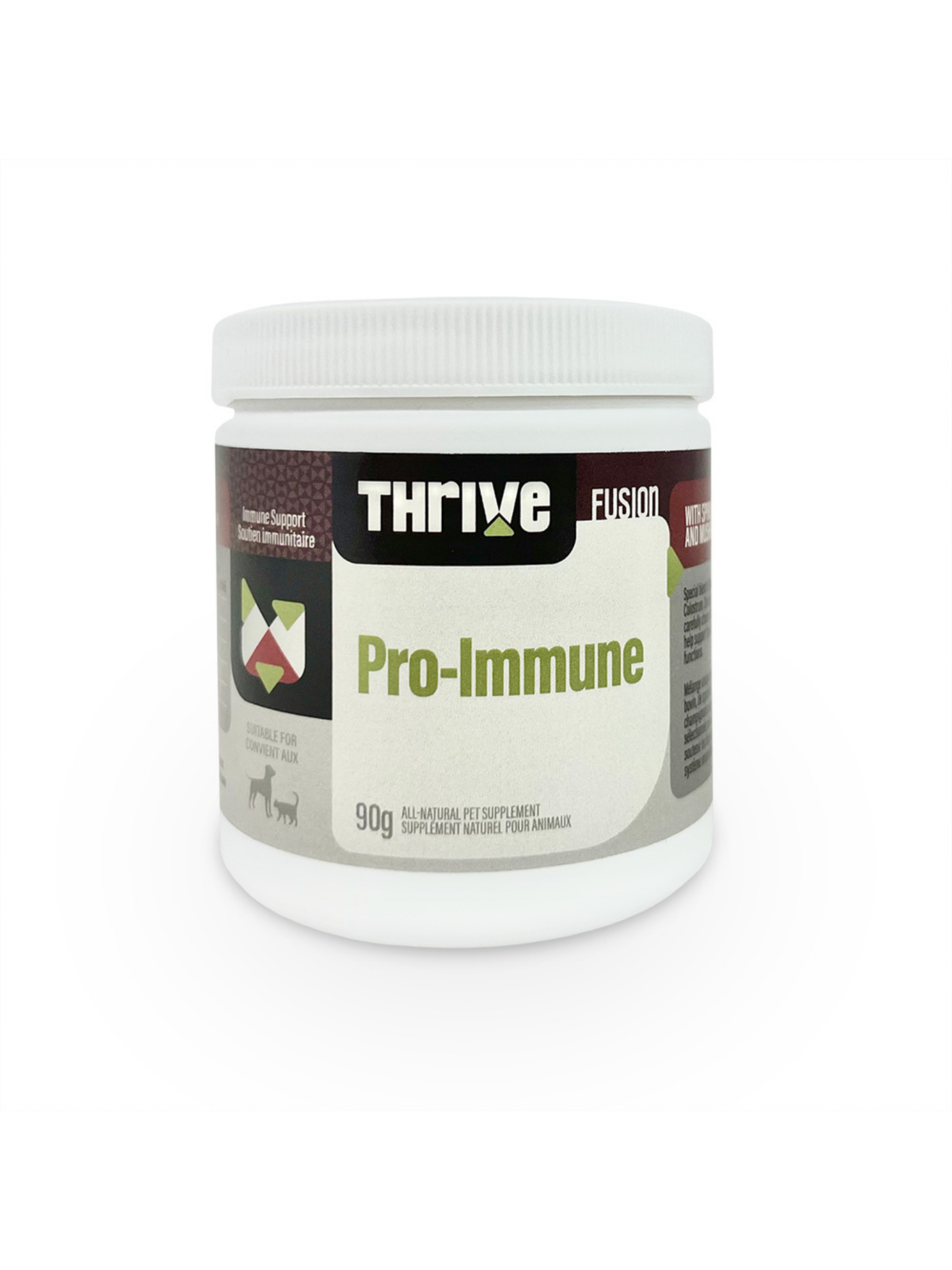 THRIVE - Pro immune fusion 90g. Bêtes Gourmandes, boutique spécialisée alimentation, éducation et sports pour chiens à Québec.