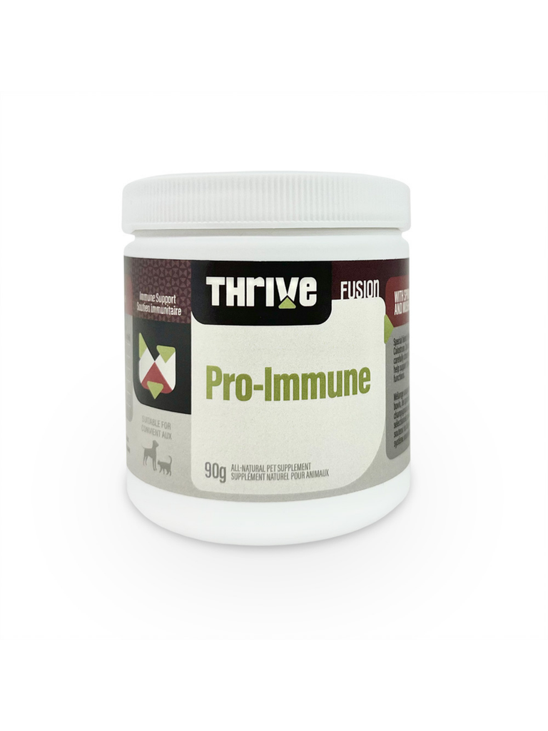 THRIVE - Pro immune fusion 90g. Bêtes Gourmandes, boutique spécialisée alimentation, éducation et sports pour chiens à Québec.